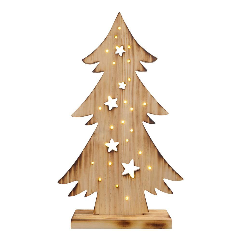 Weihnachtsbaum Deko und H XMAS Holz näve Innen- 47,5 Dekolicht, Kiefer Außen LED IP44