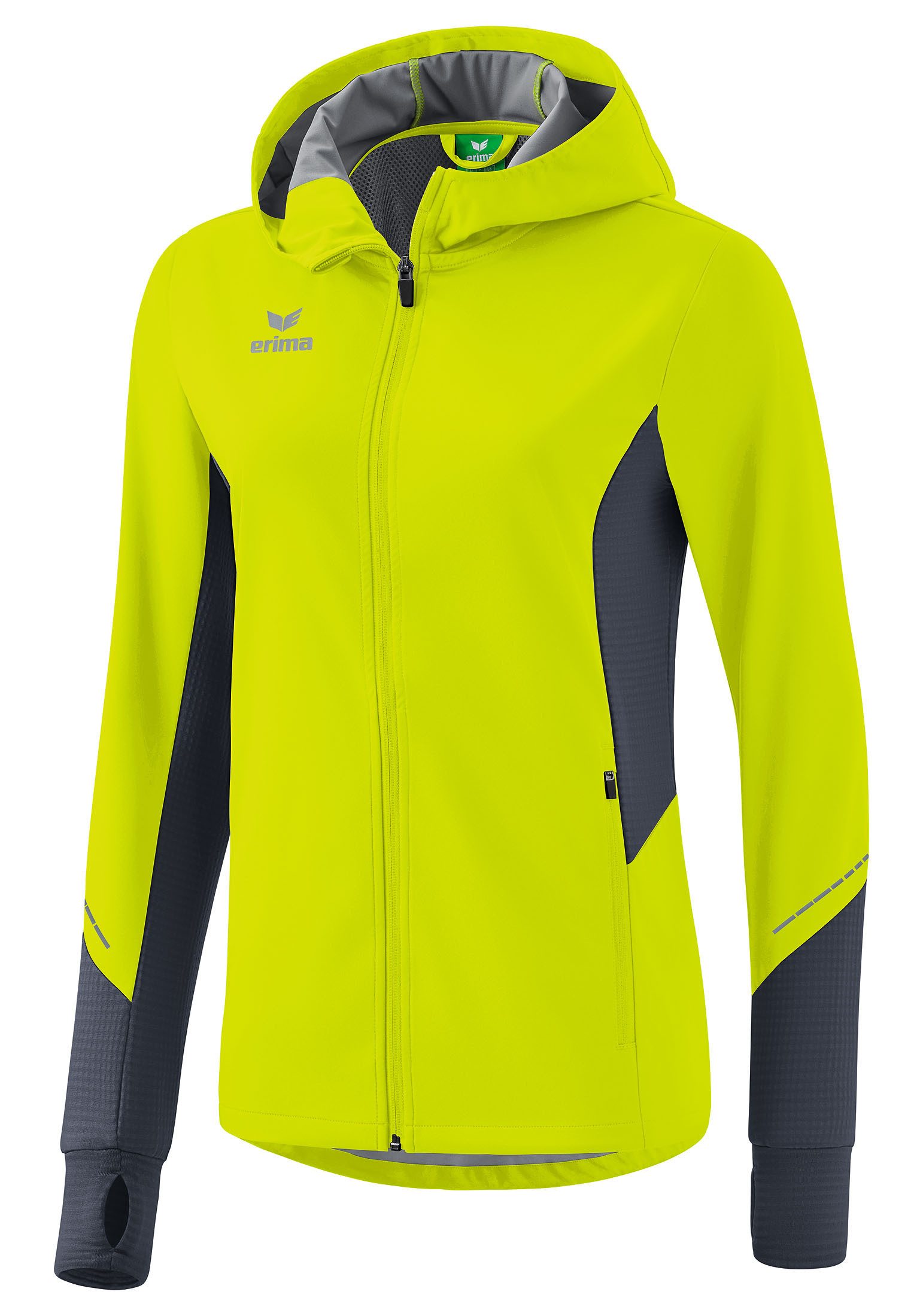 Erima Laufjacke RACING Running Jacke Damen Leichtes, wasserabweisendes Material