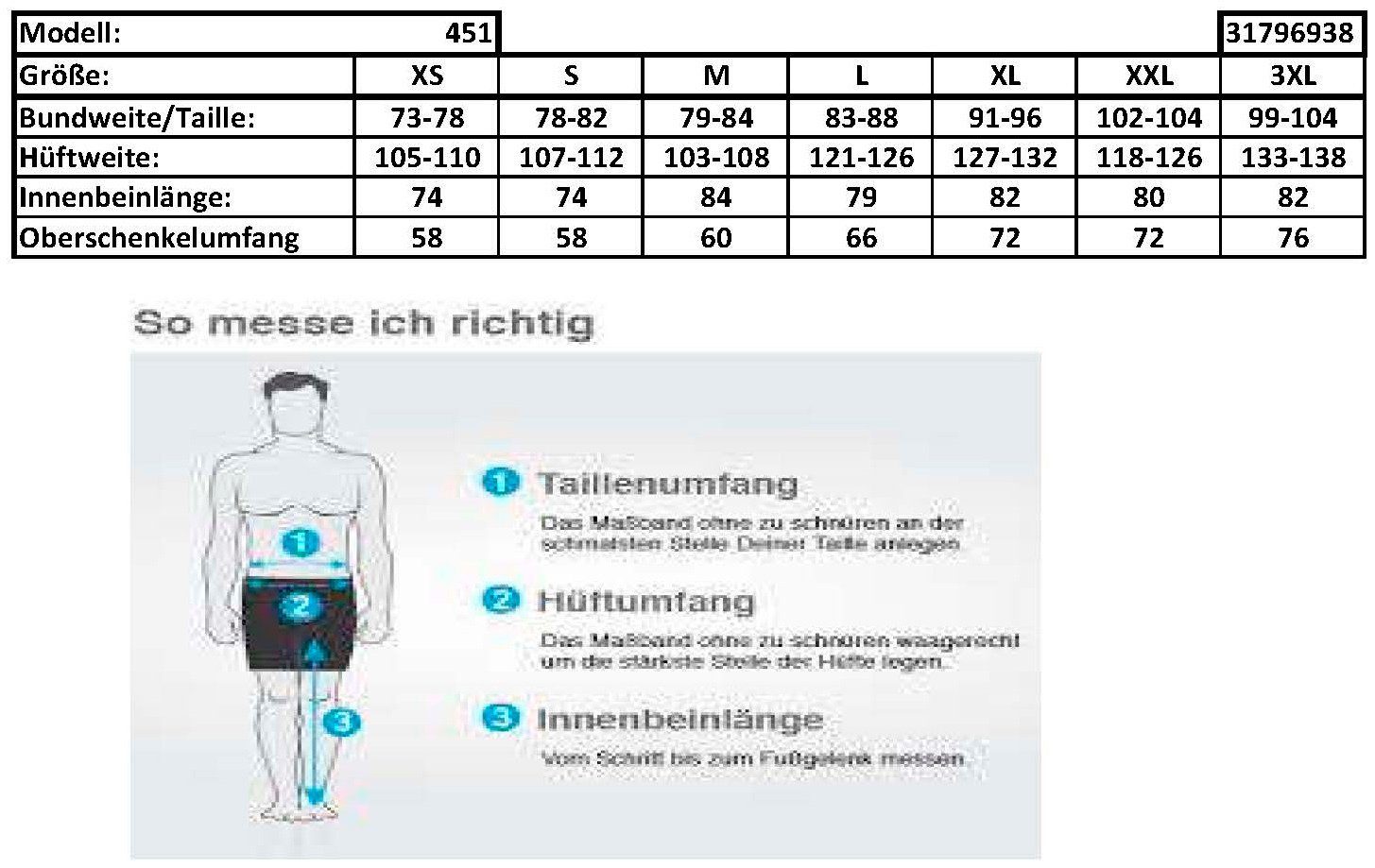 roleff Motorradhose Racewear RO 451 wind- und wasserdicht, atmungsaktiv, 2 Taschen – Bild 5 von 5