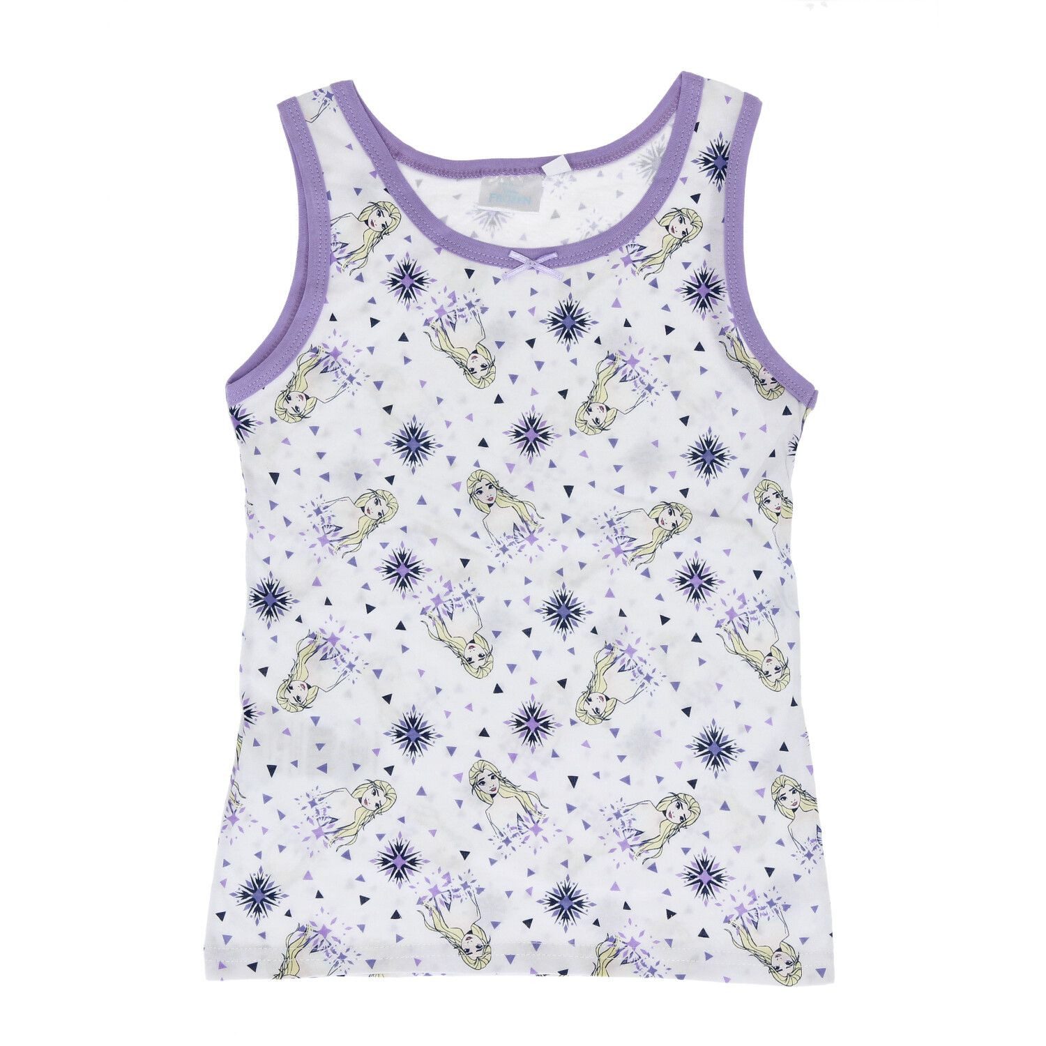 Frozen Unterhemd Frozen Unterhemd Shirt 2er Pack 100% Baumwolle für Mädchen Unterwäsche