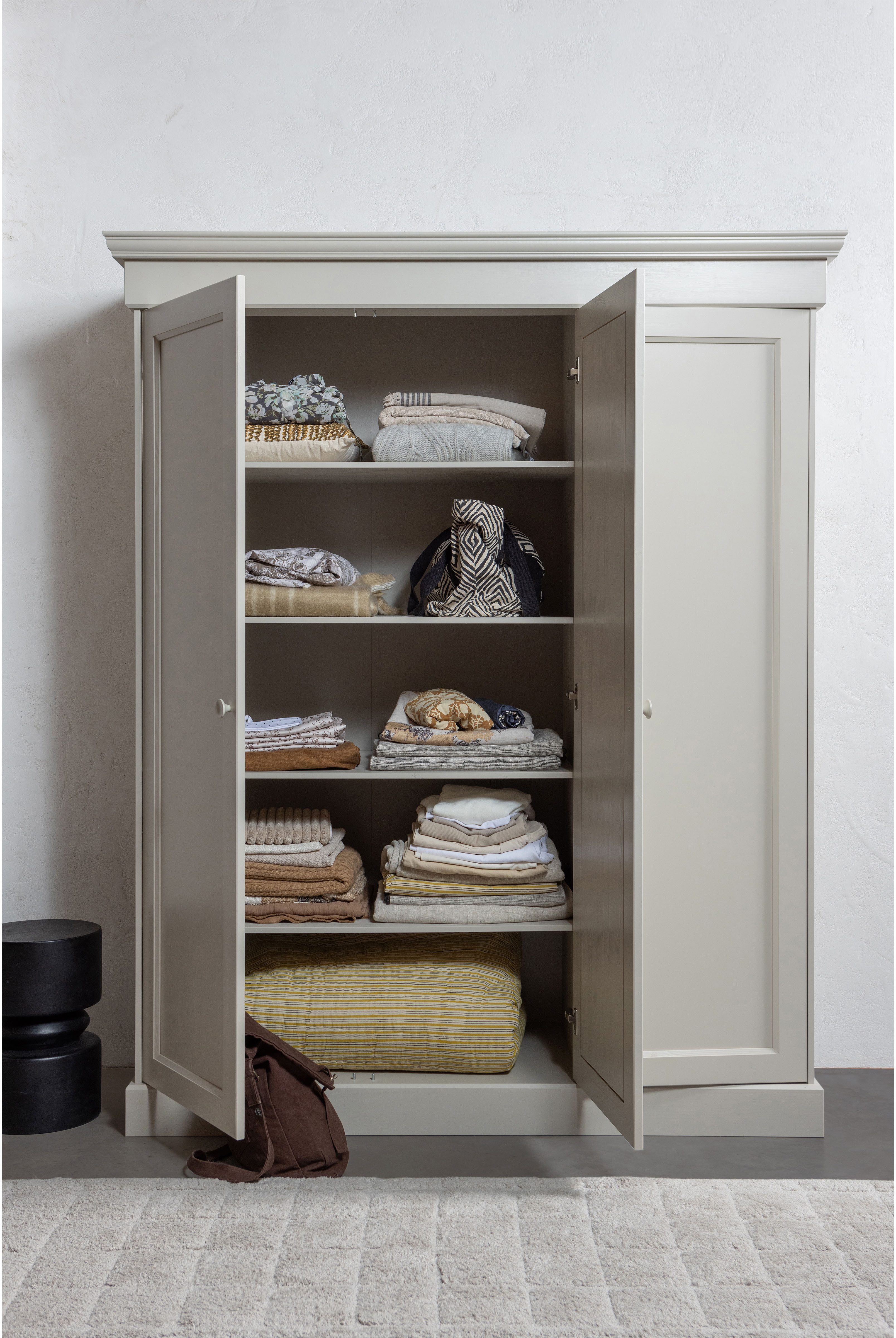 WOOOD Einlegeboden Olivia Set aus FSC® Massivkiefer B 102 x T 54 x H 5 cm (3 St), FSC® Massivkiefer geschliffen, kompatibel mit Olivia-Kleiderschrank