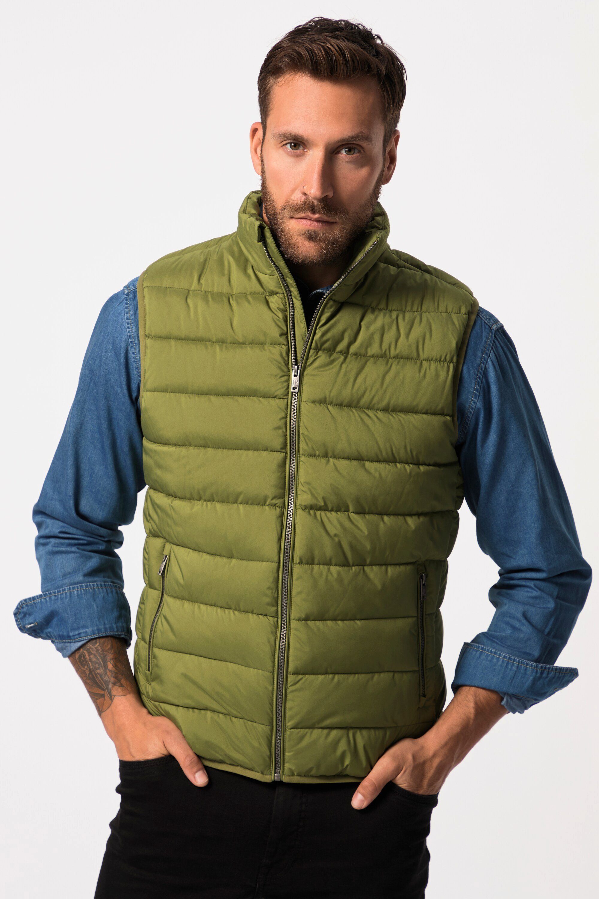 Steppweste Steppweste Outdoor Stehkragen Zipper