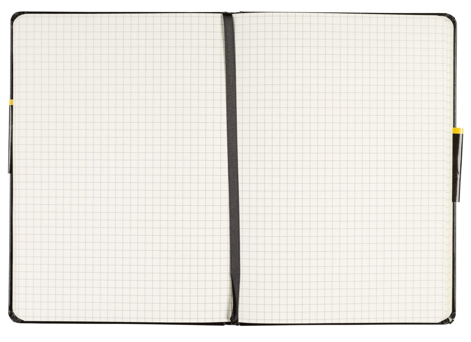 Idena Notizbuch Idena Notizbuch 80g/m² kariert schwarz DIN A5 192 Seiten