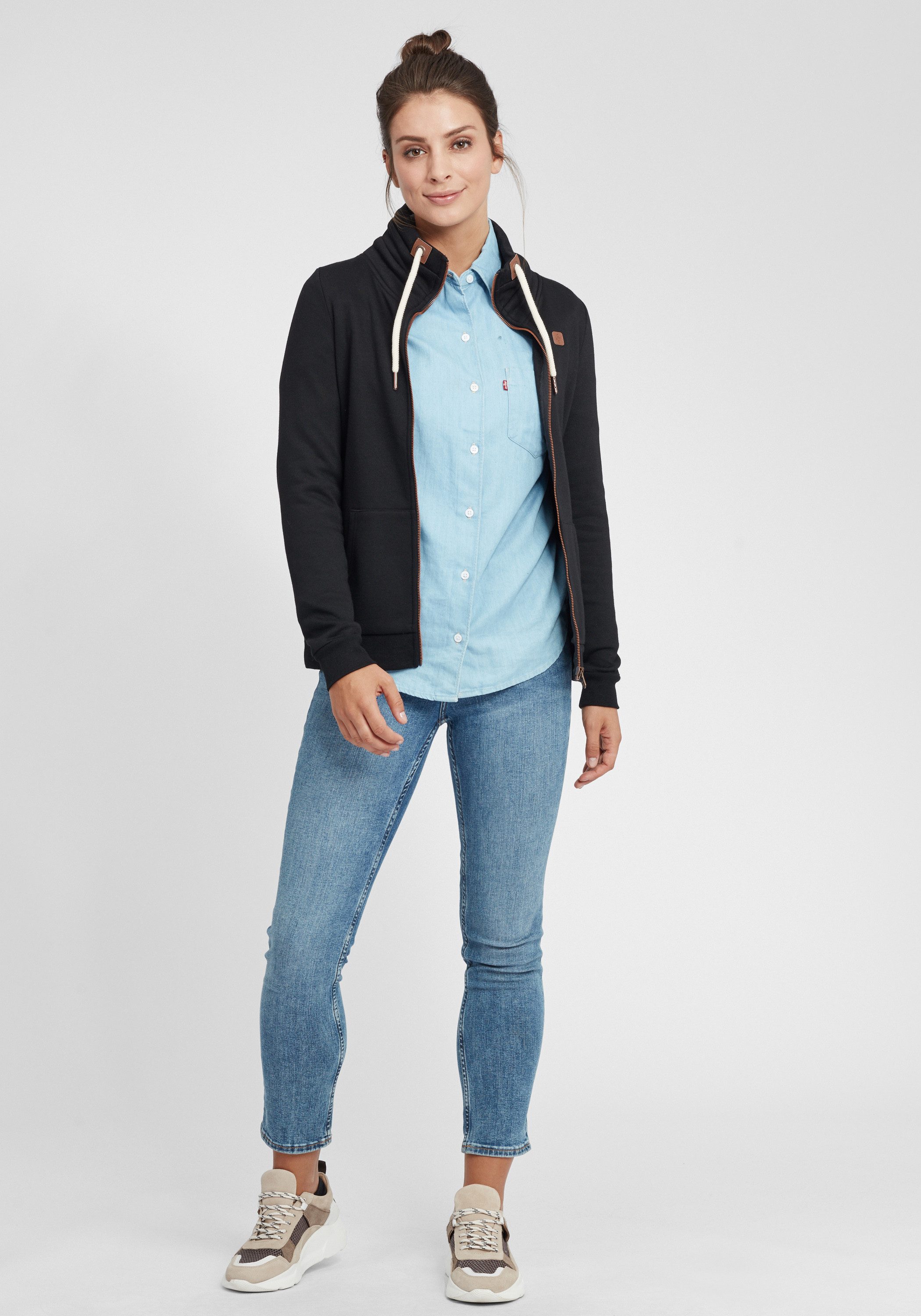 OXMO Sweatjacke OXVicky Sweat Zip-Jacke Sweatshirtjacke günstig online kaufen