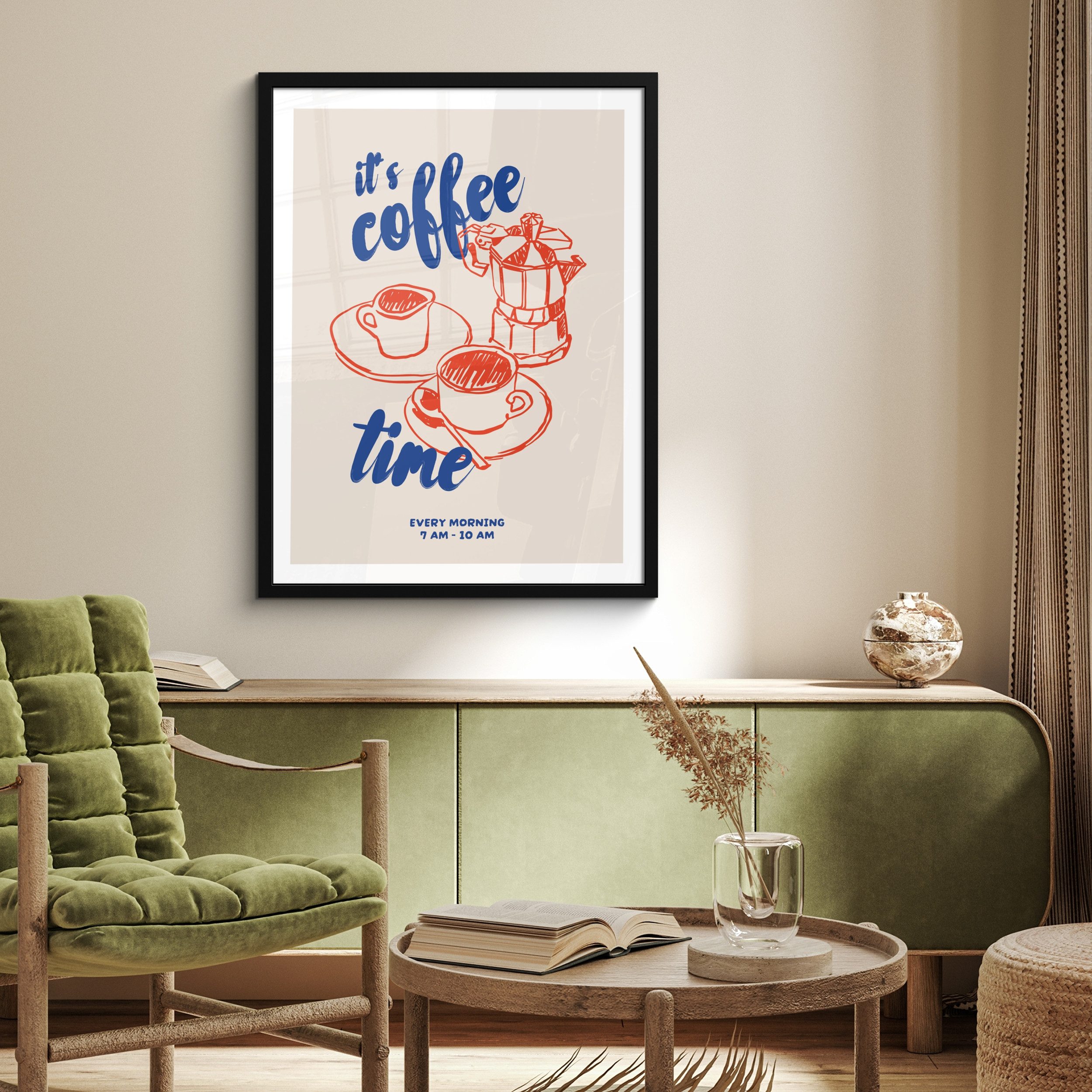 MuchoWow Poster Kaffee - Zitat - günstig online kaufen