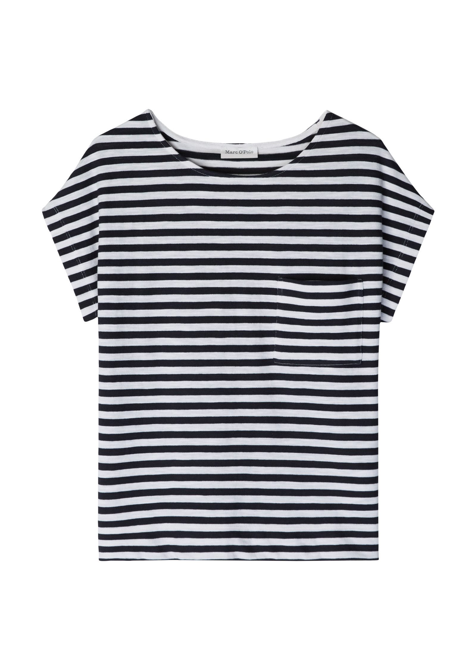 T-Shirt aus weichem Baumwoll-Slub-Jersey