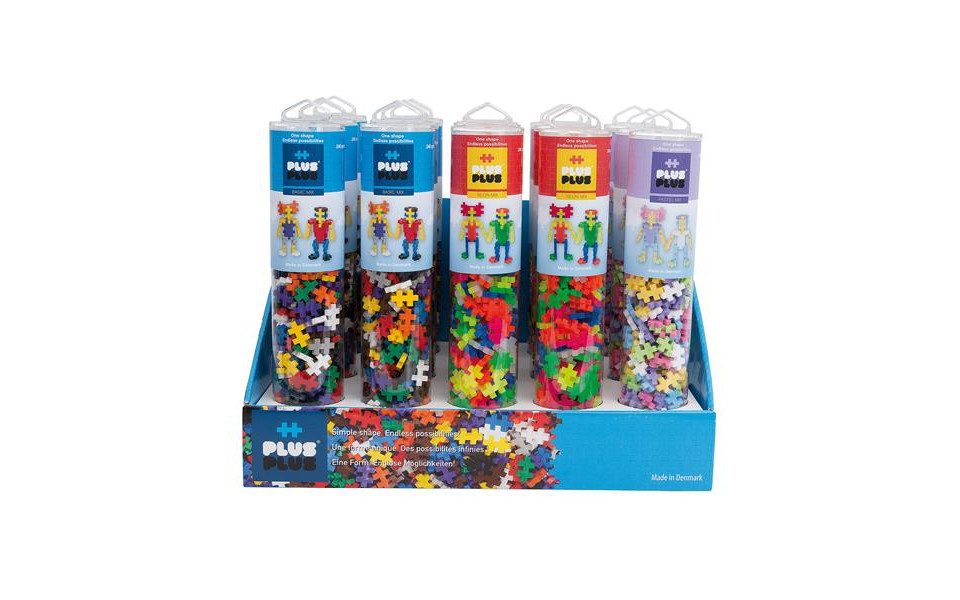 PLUS-PLUS Display 240 Kreativ Bausteine 15xass Konstruktionsspielsteine