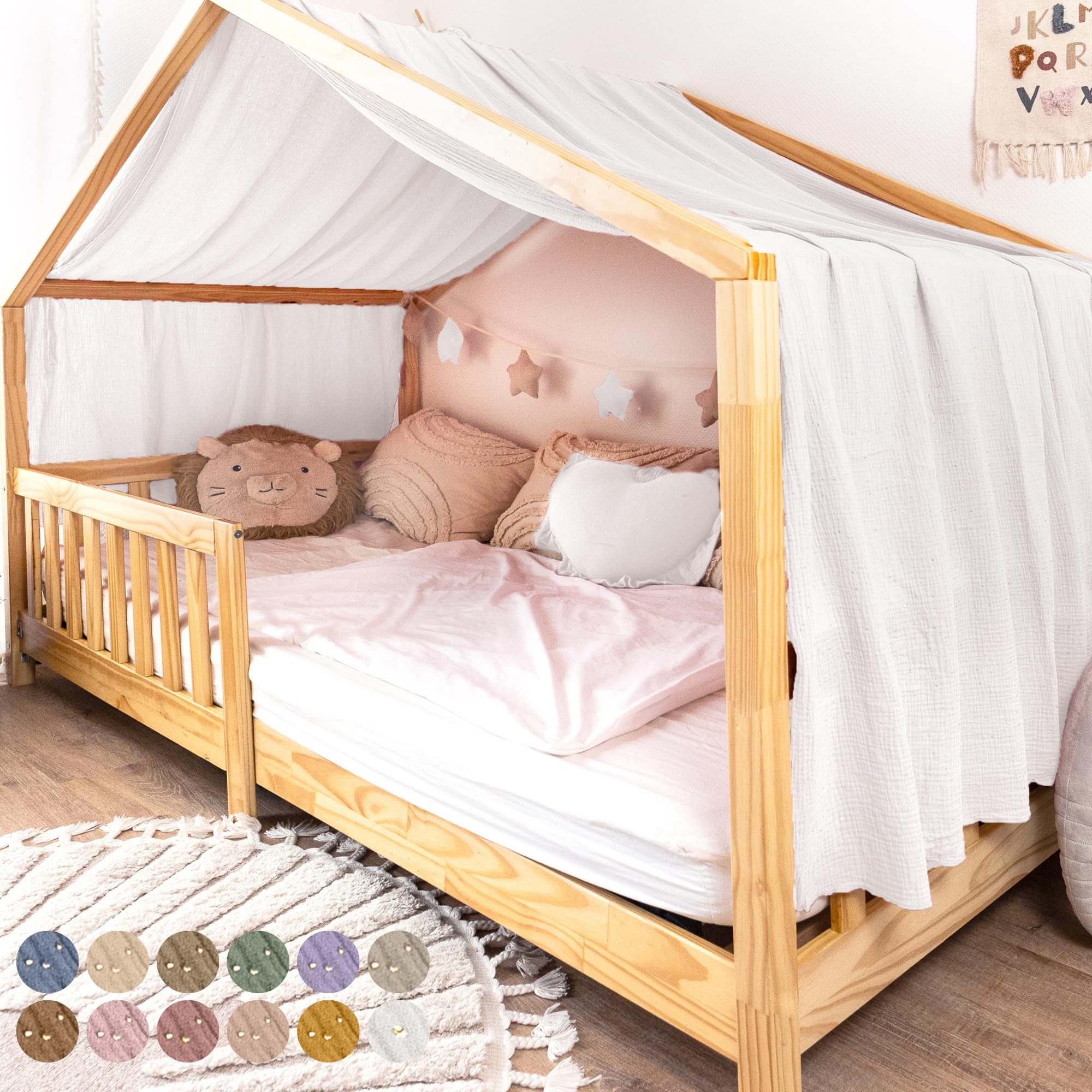 lilimaus Betthimmel Musselin Hausbett Himmel Kinderzimmer günstig online kaufen