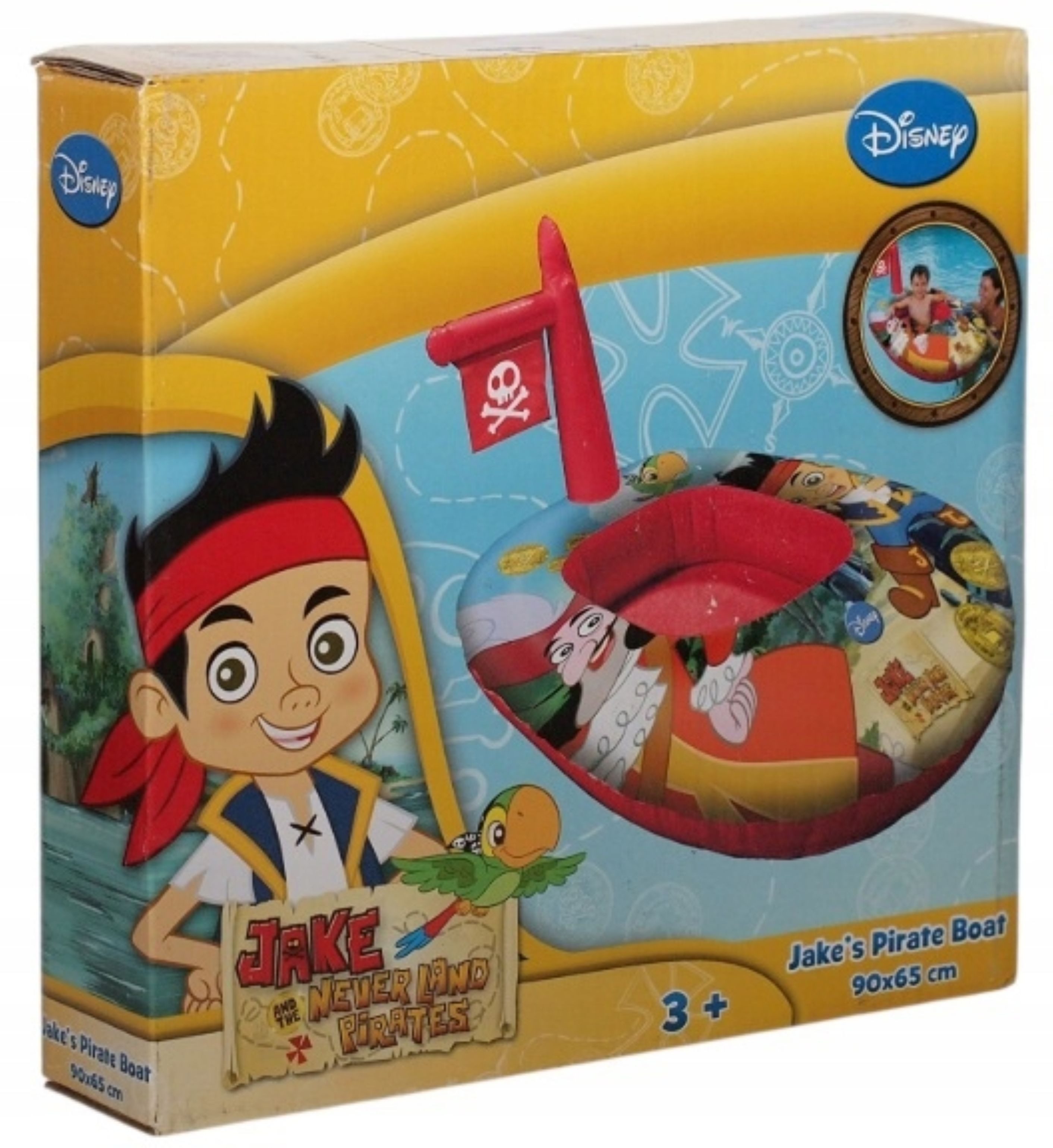 Mondo Kinder-Schlauchboot Mondo Jake & die Nimmerland Piraten Kinderboot 94 cm aufblasbar