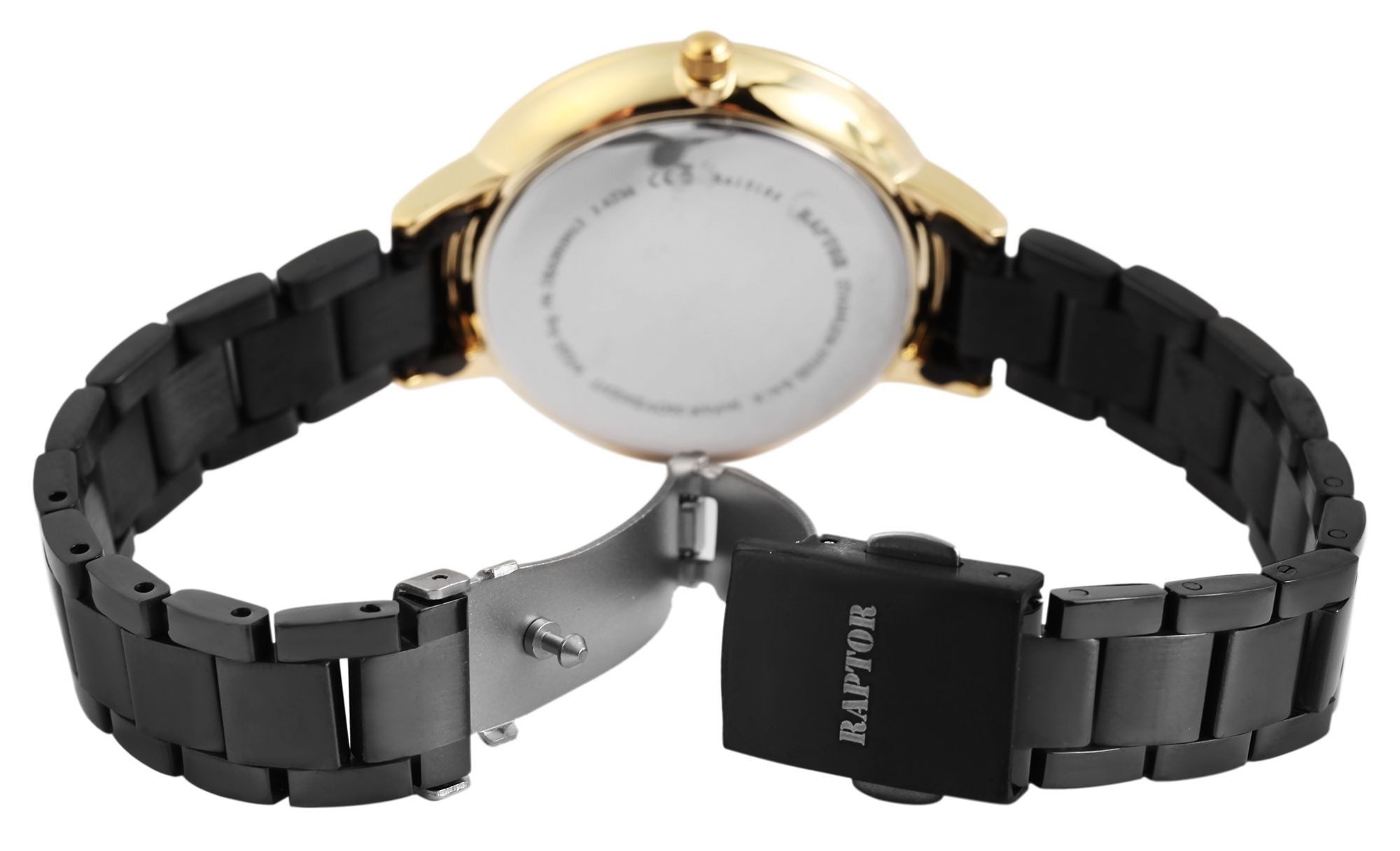 Raptor Quarzuhr Wild mit Edelstahlarmband, 3 ATM, Leoprint günstig online kaufen