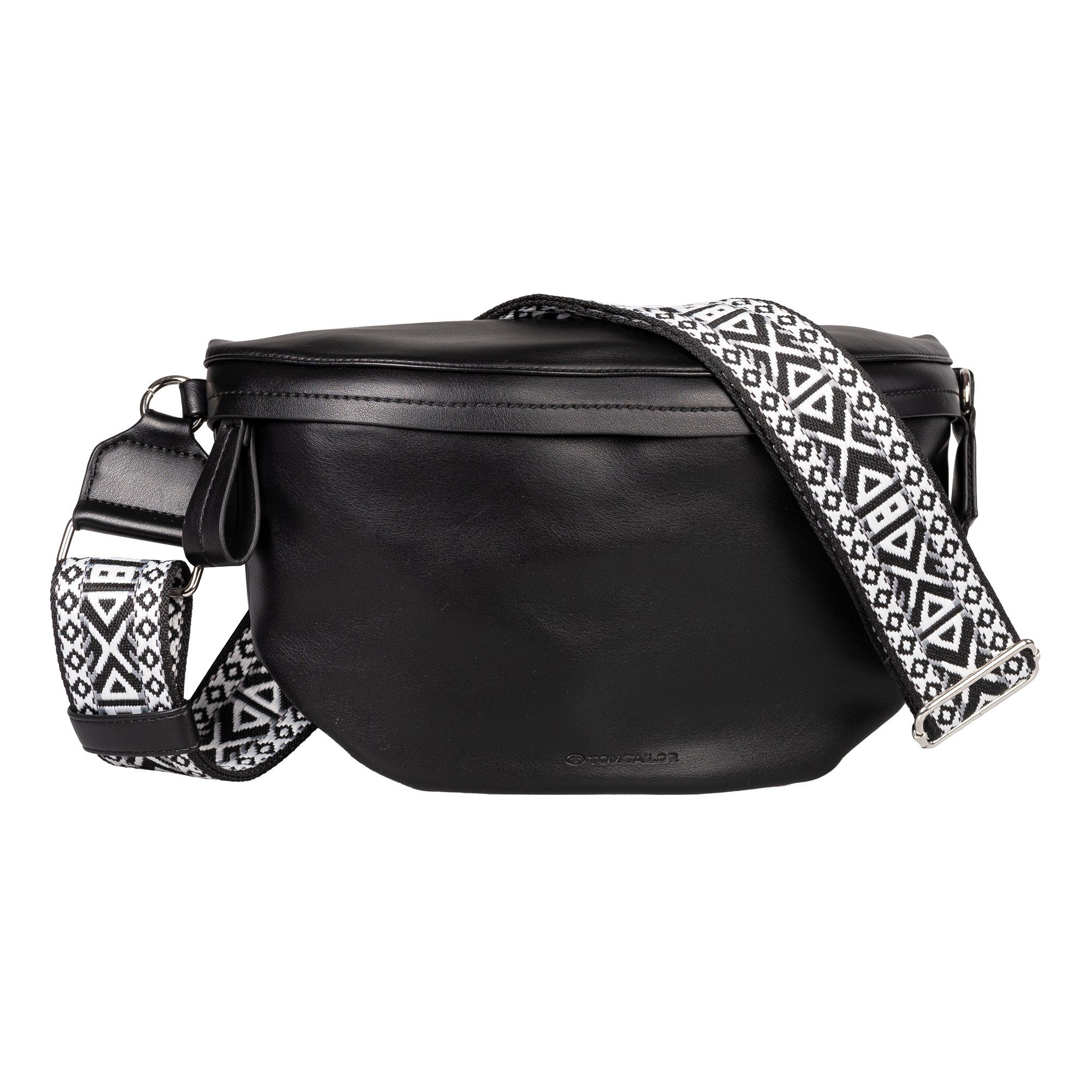 TOM TAILOR Bauchtasche Palina, aus weichem Lederimitat mit effektvollem Schulterriemen