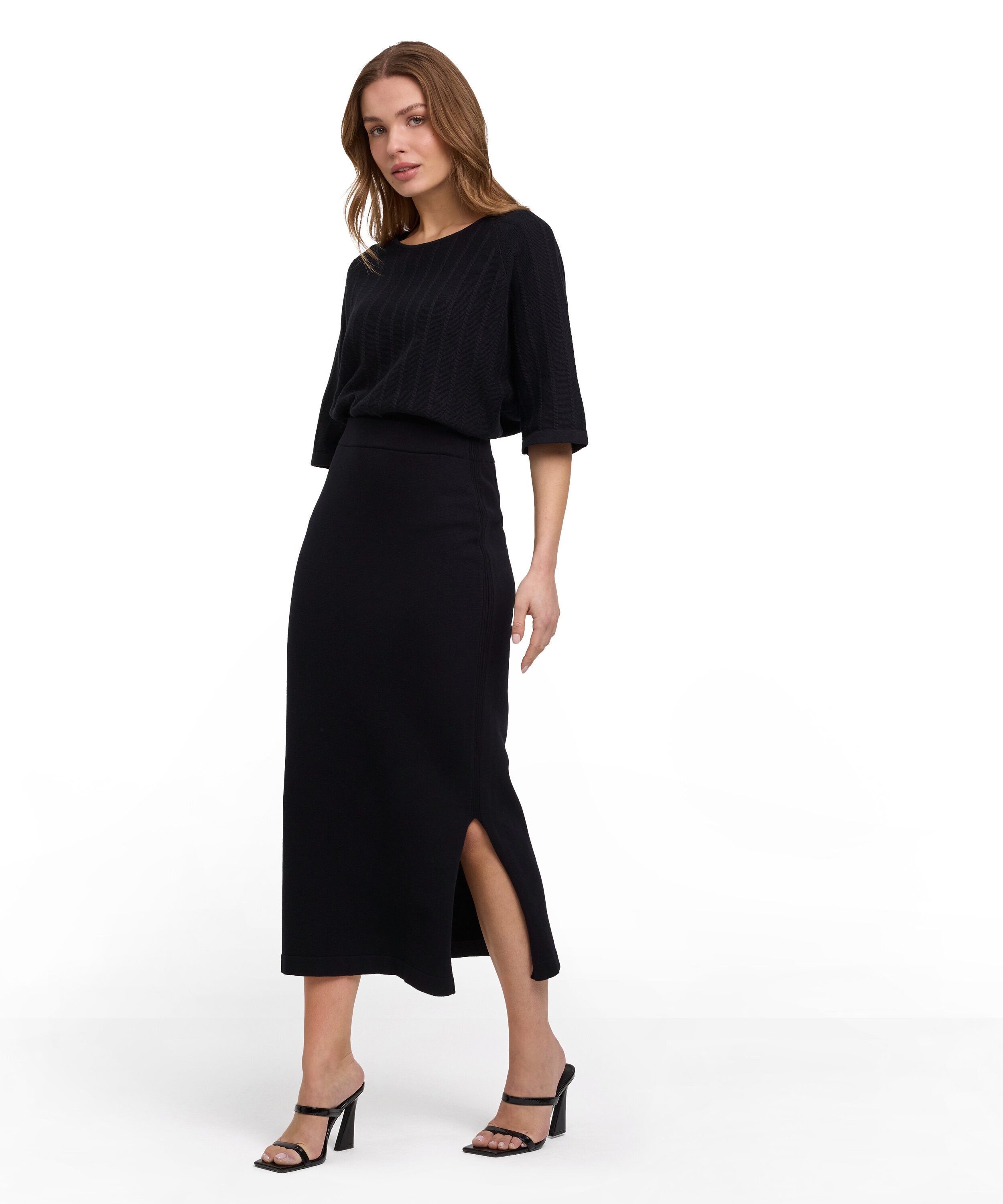 FALKE Strickrock Rock mit Bio-Baumwolle (1-tlg) mit Bio-Baumwolle