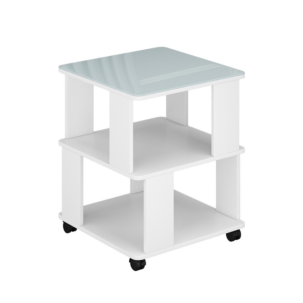 Vicco Beistelltisch Velito, Weiß, 50 x 50 cm günstig online kaufen