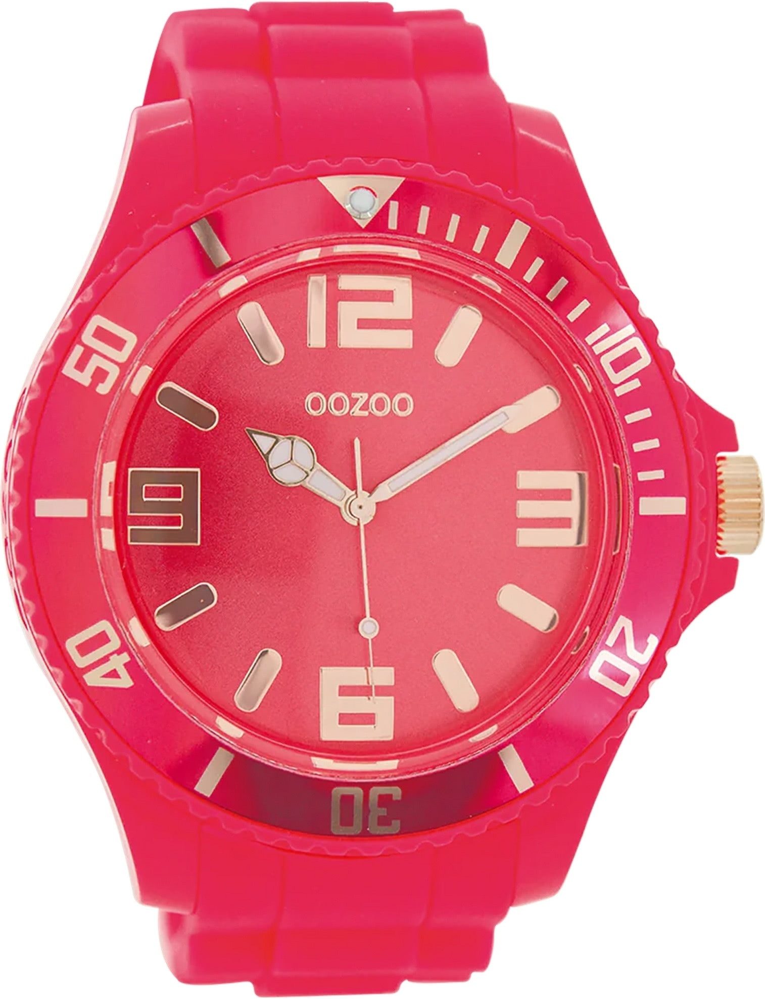 Quarzuhr Oozoo Damen Armbanduhr blau Analog
