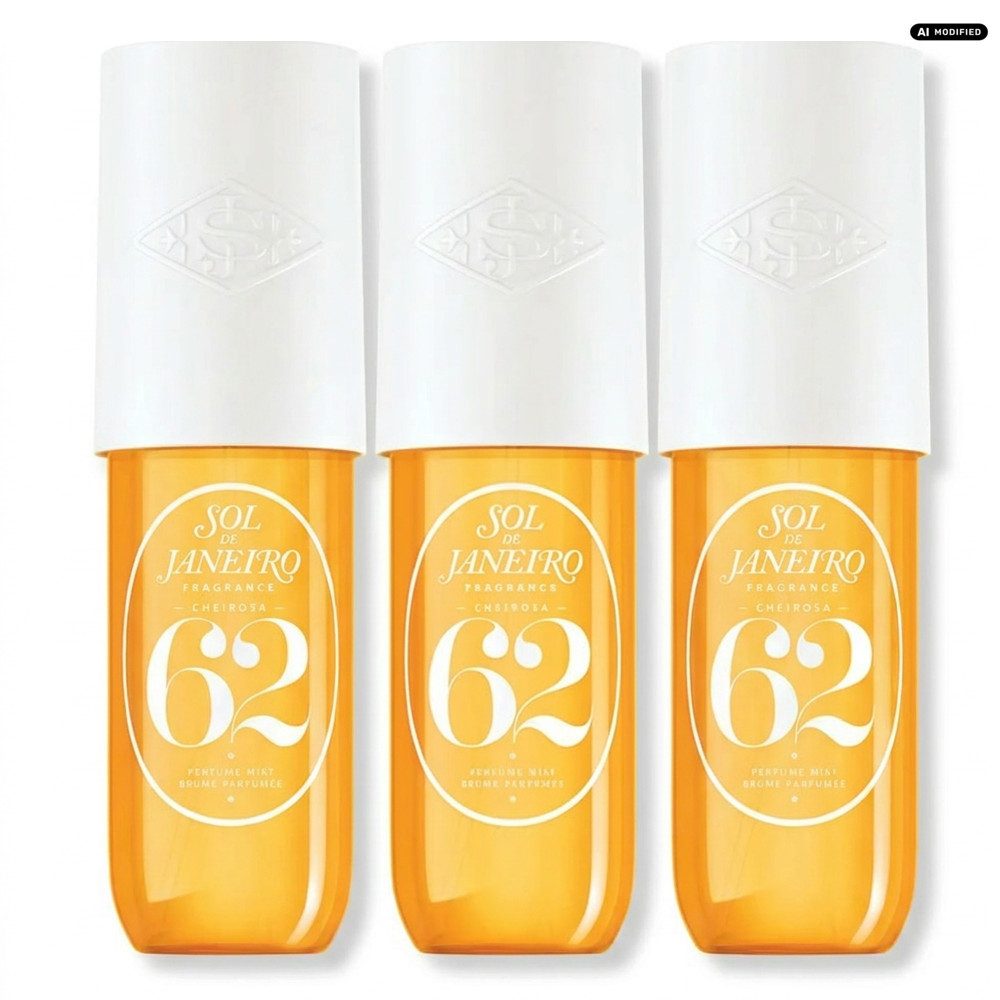 Sol de Janeiro Körperspray Sol de Janeiro Hair & Body Fragrance Cheirosa 62 3er Set, 1-tlg., Praktisches Vorrats-Set mit drei identischen Sprays