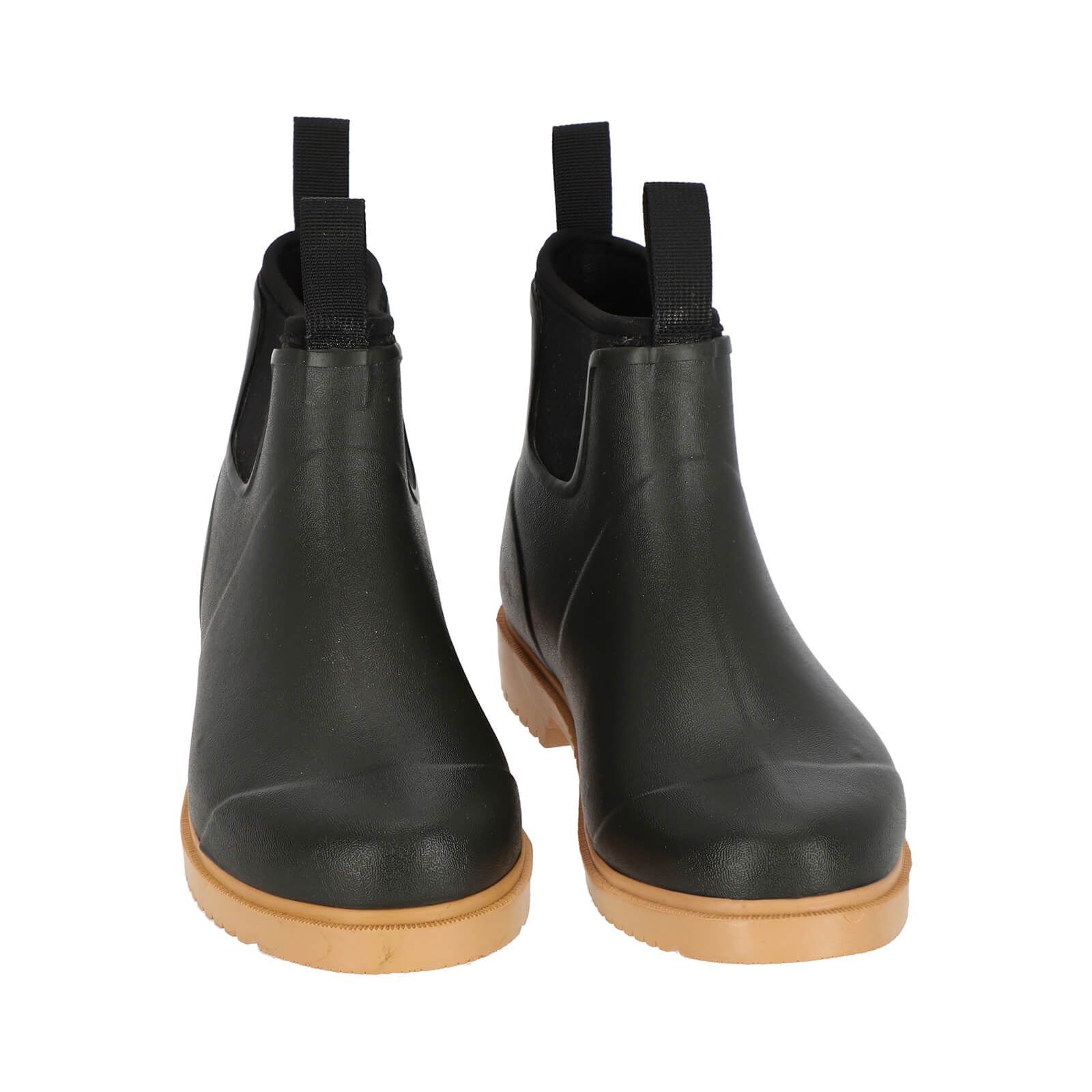 Baumfuchs 70716 Gummistiefelette Damen Halbhoher Gummistiefel unifarben mit Anziehhilfe