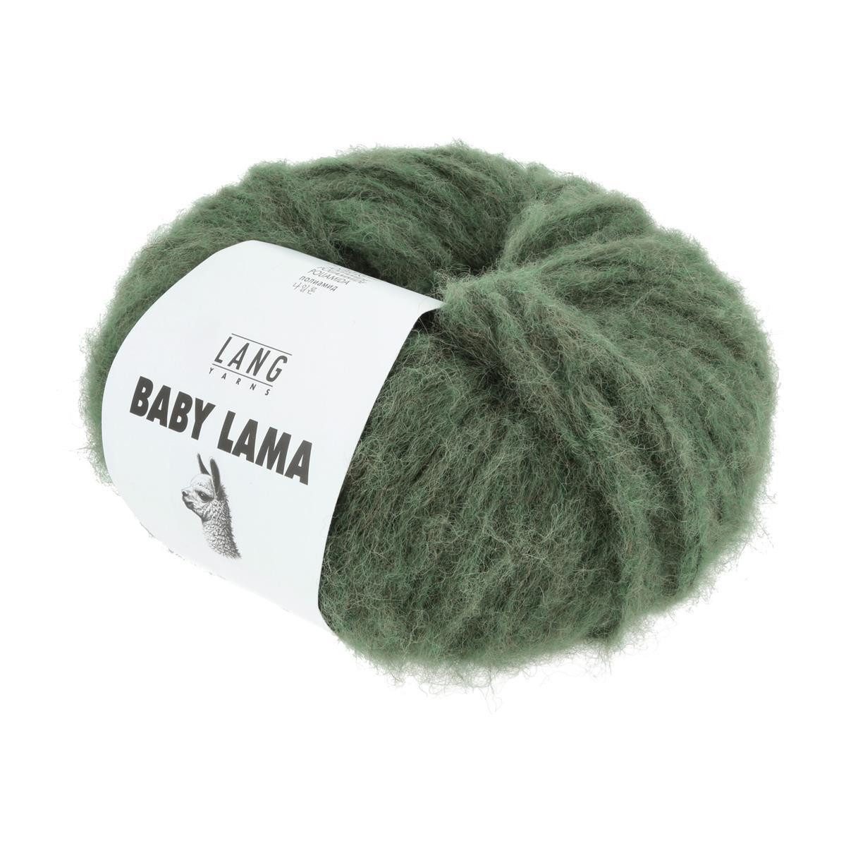 LANG YARNS Baby Lama 0017 grün Häkelwolle, 120 m