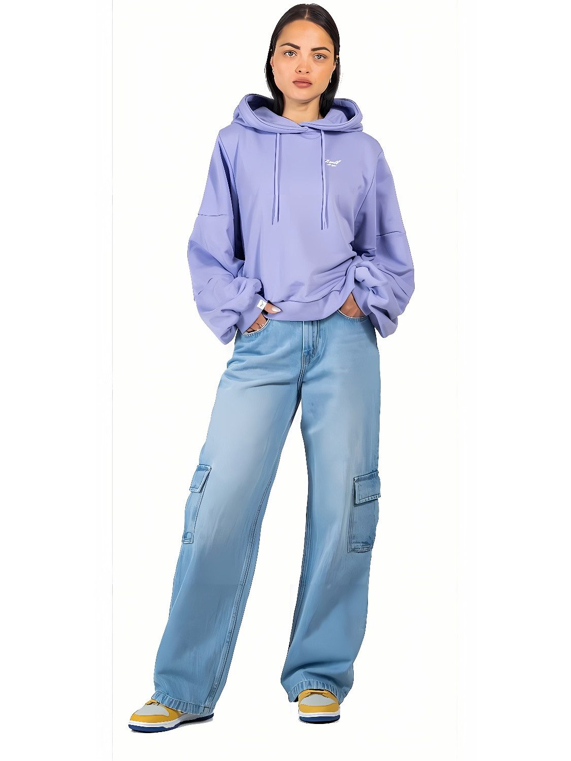 REELL Bequeme Jeans Women Mia Cargo Jeans