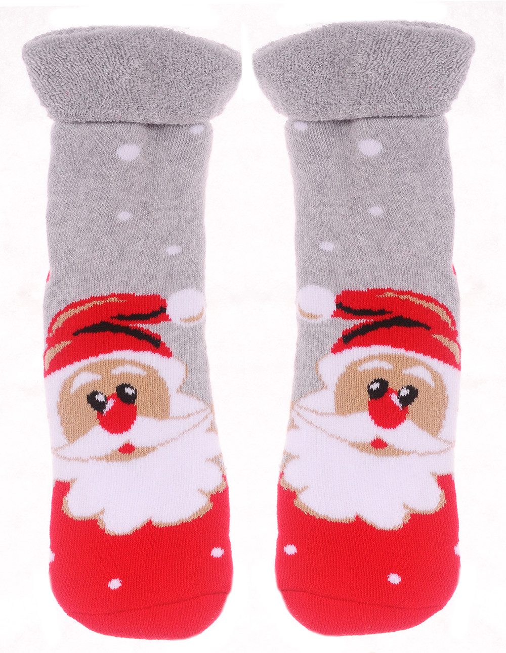 Martinex Thermosocken Warme Weihnachtssocken Frottee Socken mit Weihnachtsmotiv kuschelig weich, Thermosocken, 35 36 37 38 39 40 41 42