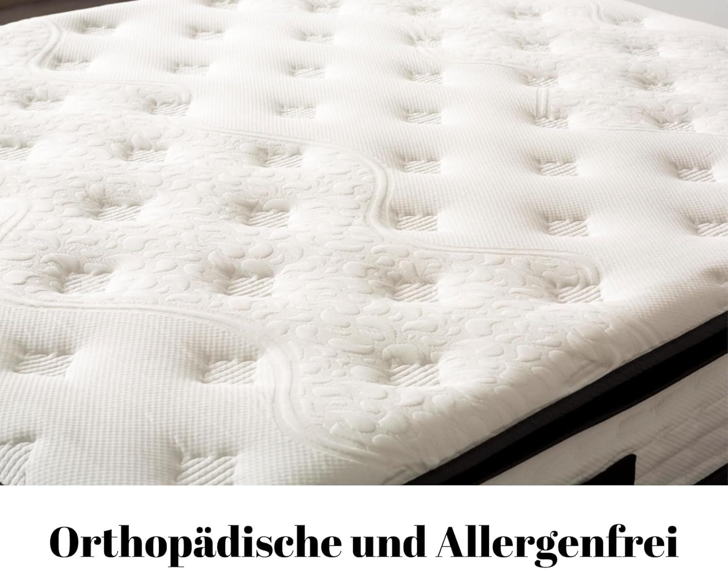 Taschenfederkernmatratze, BSS Bedding, Basel, 7-Zonen Federkernmatratze, günstig online kaufen