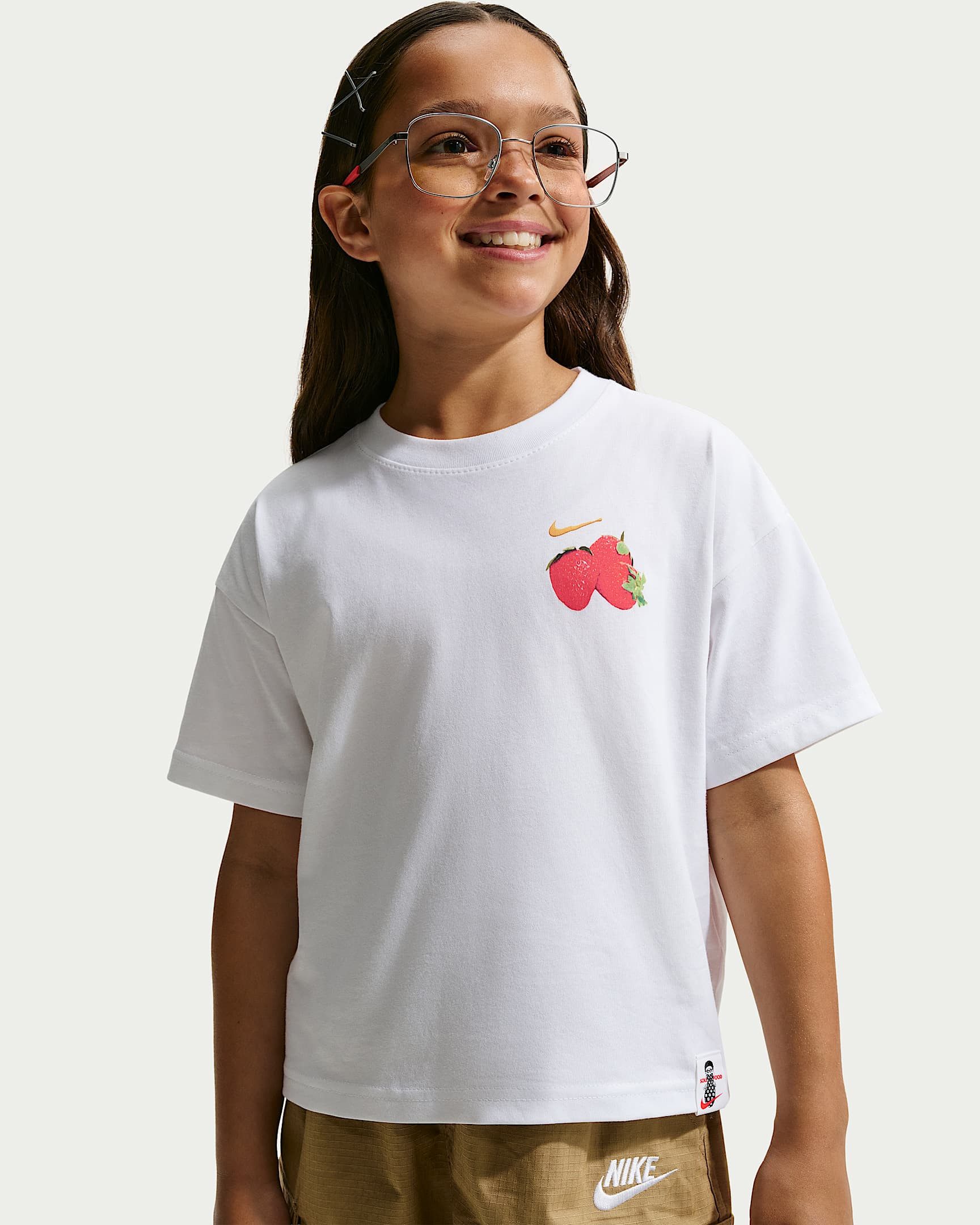 Nike Sportswear T-Shirt Nike Sportswear Big Kids' (Girls) T-Shirt Für Kinder und Jugendliche