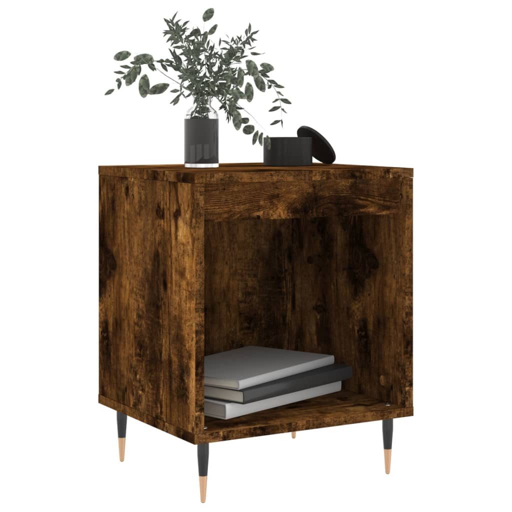 vidaXL Nachttisch Nachttisch Räuchereiche 40x35x50 cm günstig online kaufen