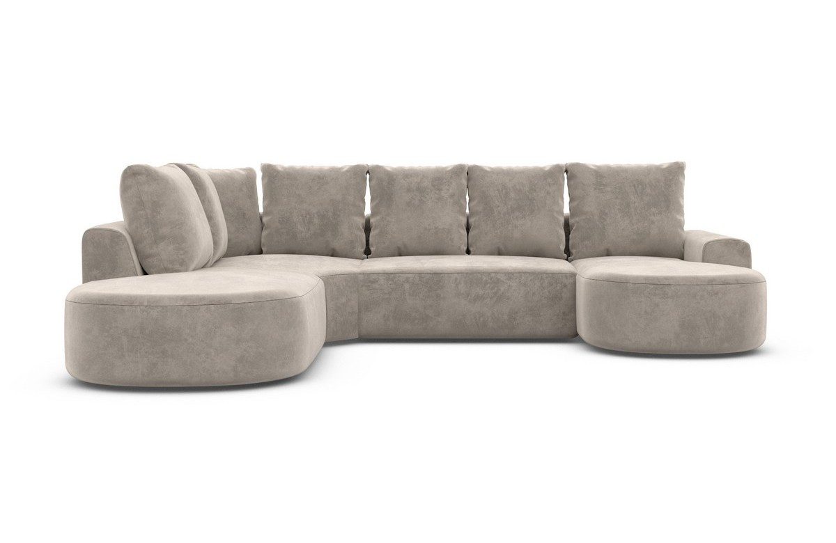 Sofa Dreams Wohnlandschaft Gomera U Form Stoff Lounge, Wohnlandschaft, Ottomane, U-Form, Lounge