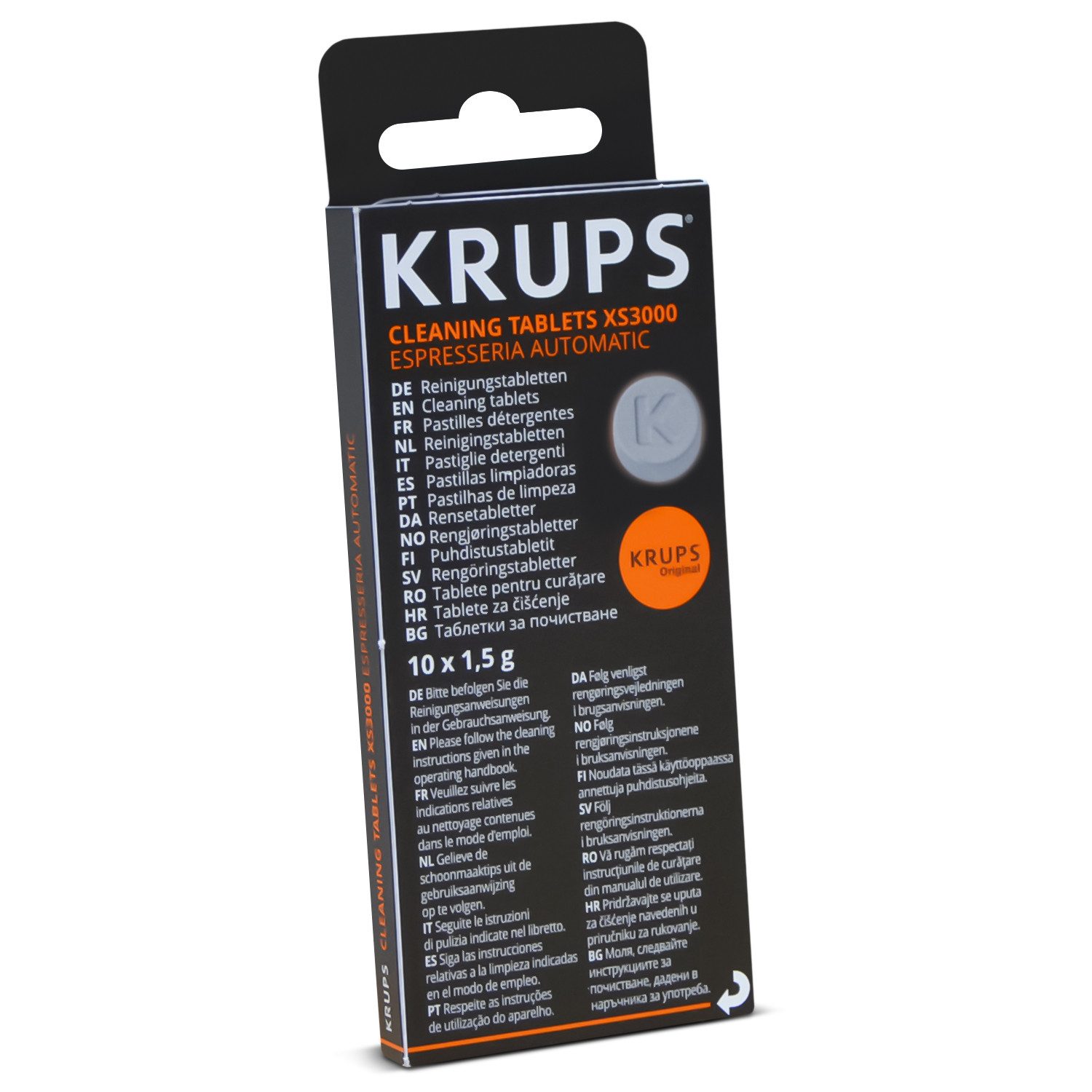 Krups XS300010 Reinigungstabletten (10-St. für EspresseriaAutomatic Kaffeemaschine Espressomaschine)