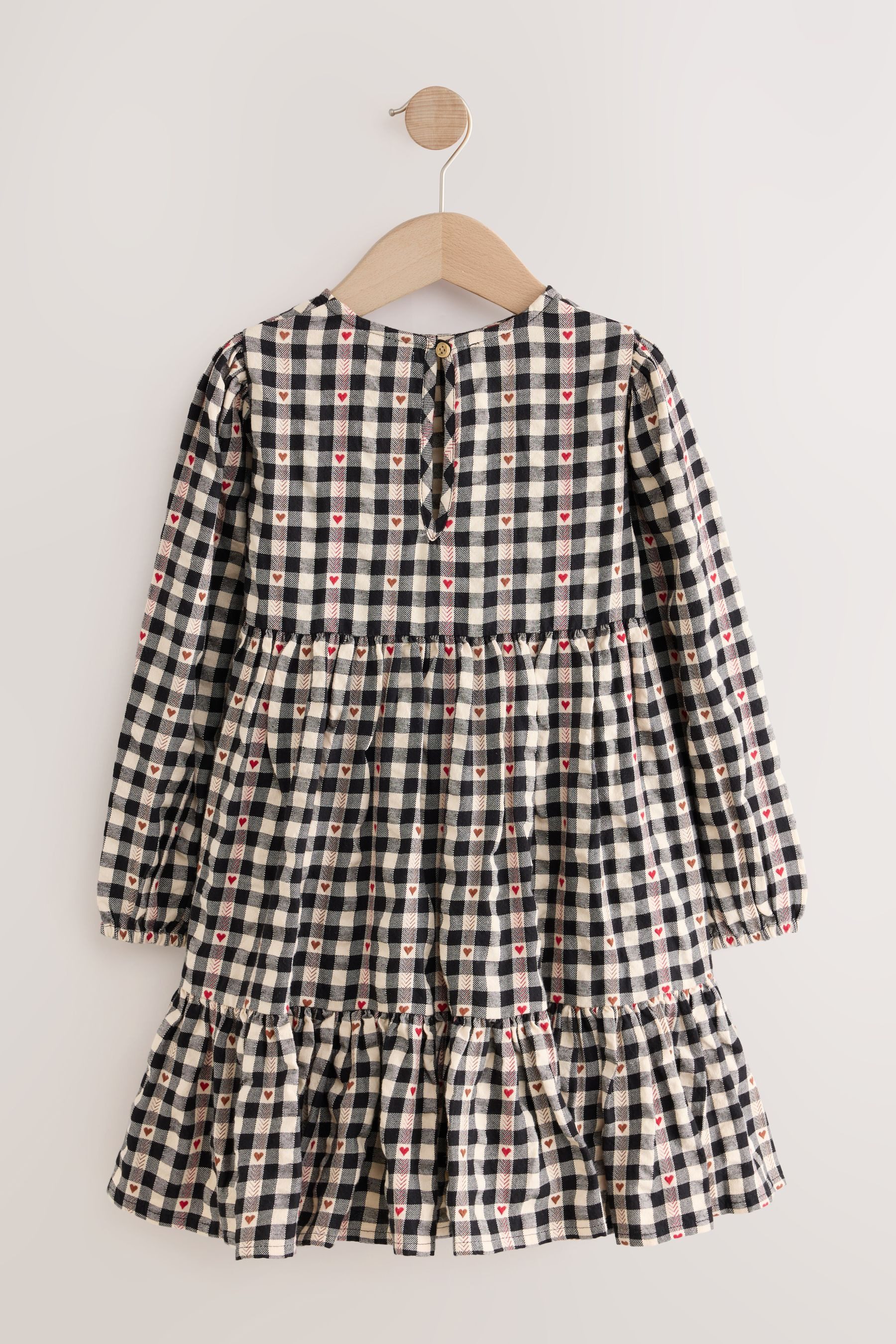 Next Karokleid Kariertes Stufen-Kleid (1-tlg)