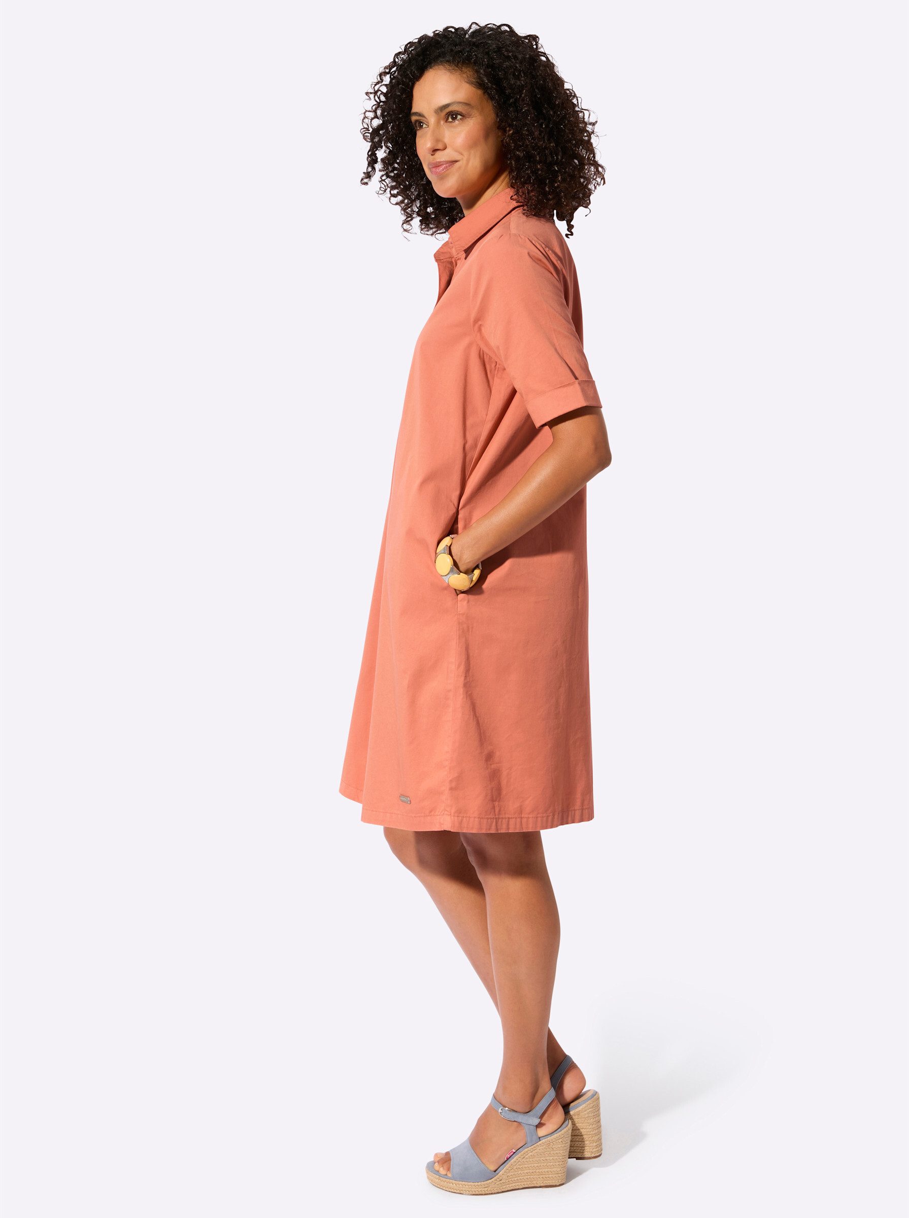 Witt Etuikleid Jeans-Kleid Kurzarm