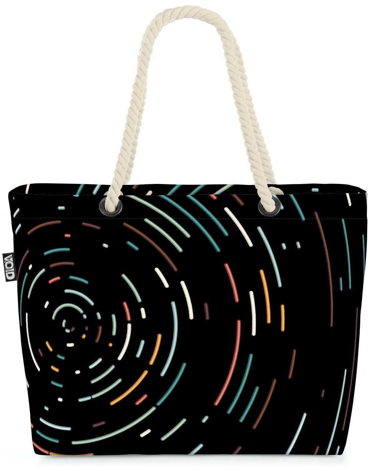 VOID Strandtasche (1-tlg), planet sat Universum umlaufbahn universum Sterne Wirbel raum galaxies