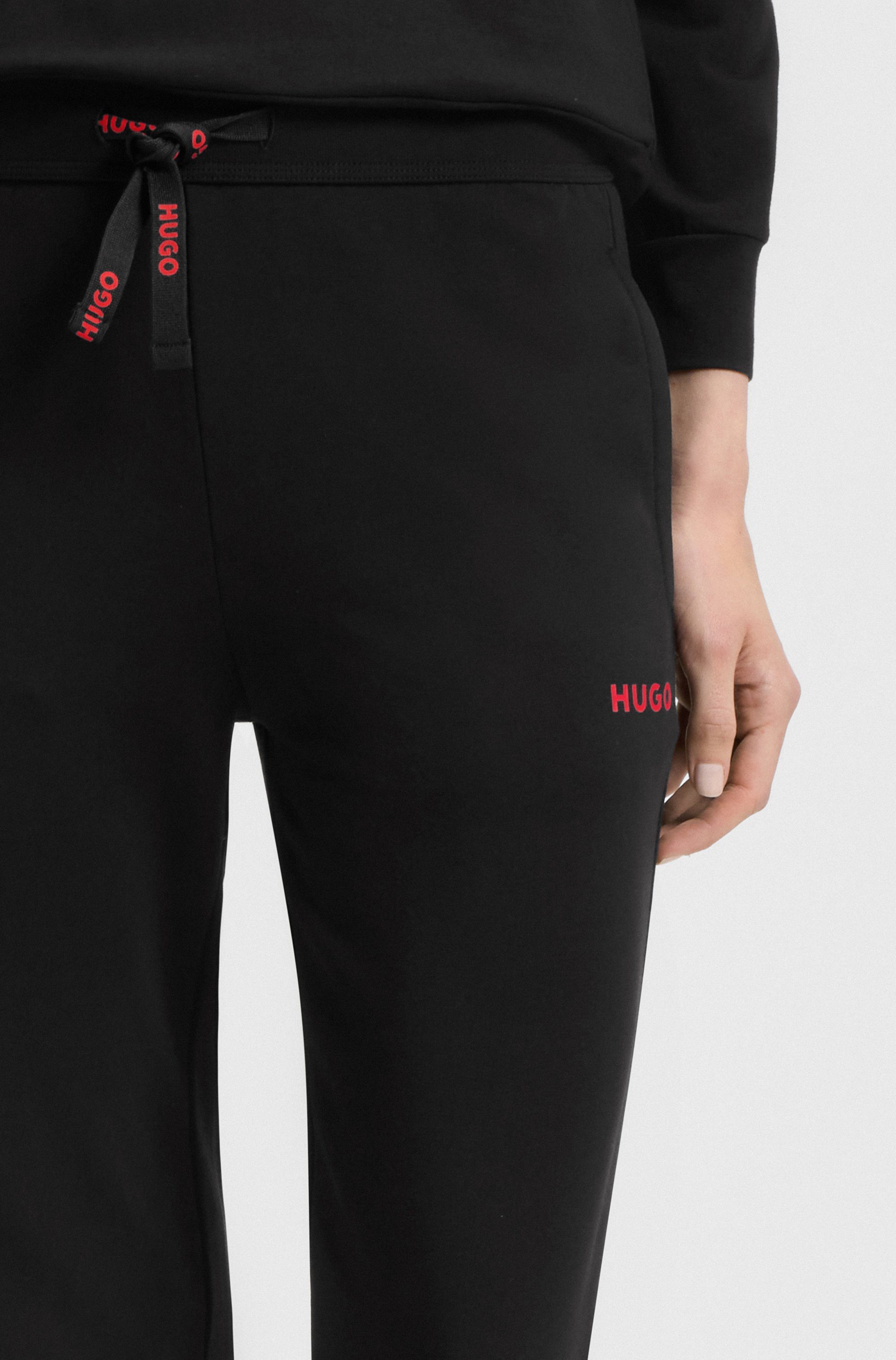 HUGO Jogginghose elastischer Bund mit Tunnelzug, günstig online kaufen