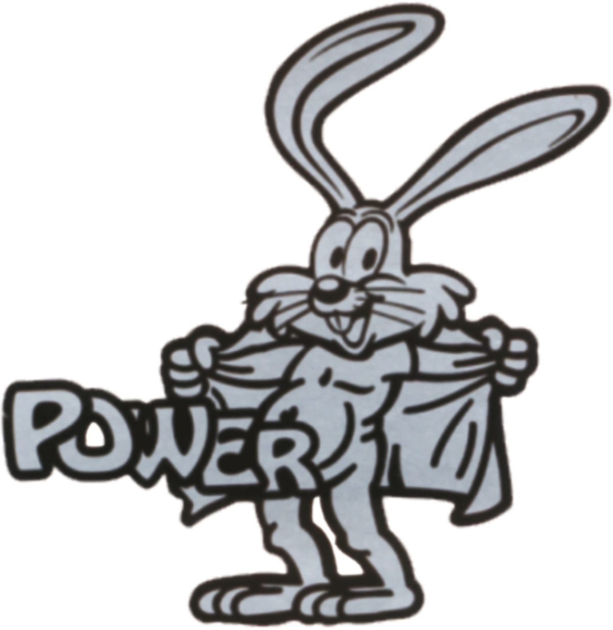 Hermann Schütz Aufkleber Hermann Schütz Aufkleber Power-Hase 80x70mm