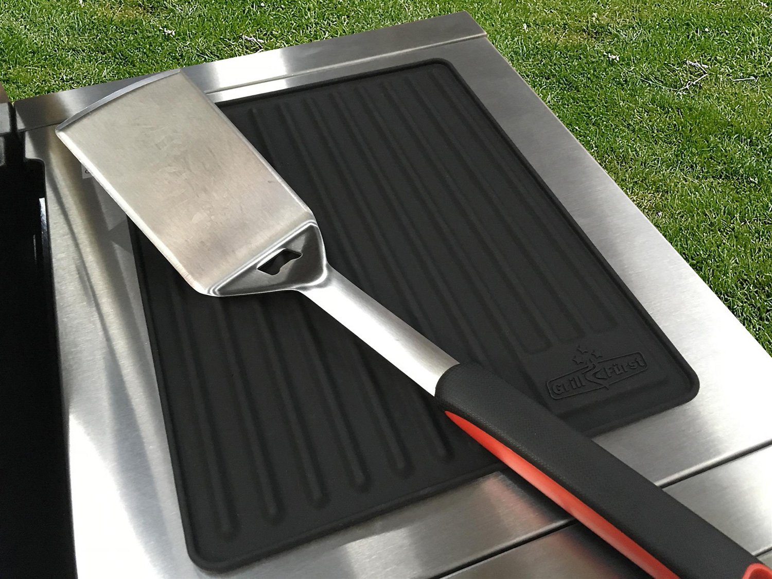 Silikon Besteckablage Grillfürst Grillbesteck-Set 35 cm Abmessungen: 28 Grillfürst x