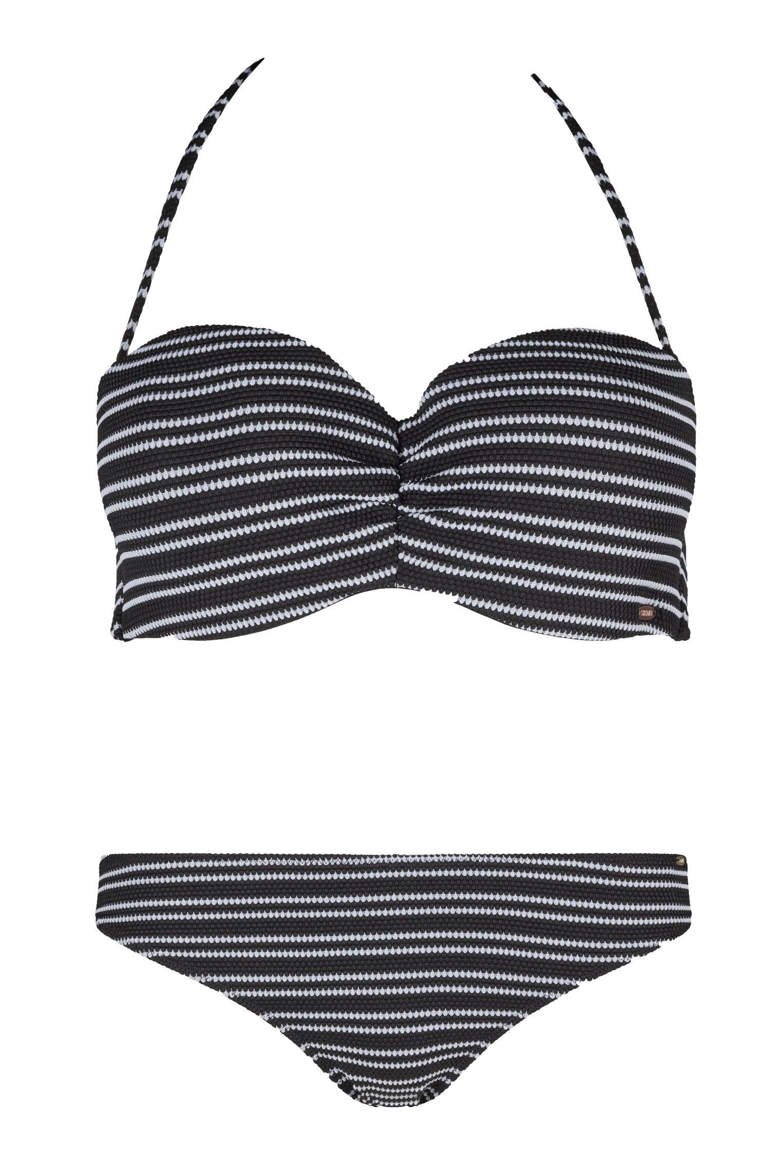 Skiny Damen Bikini – Gepolsterter BH Mit Bügel, Breite Träger, Aus Recycelter Mikrofaser