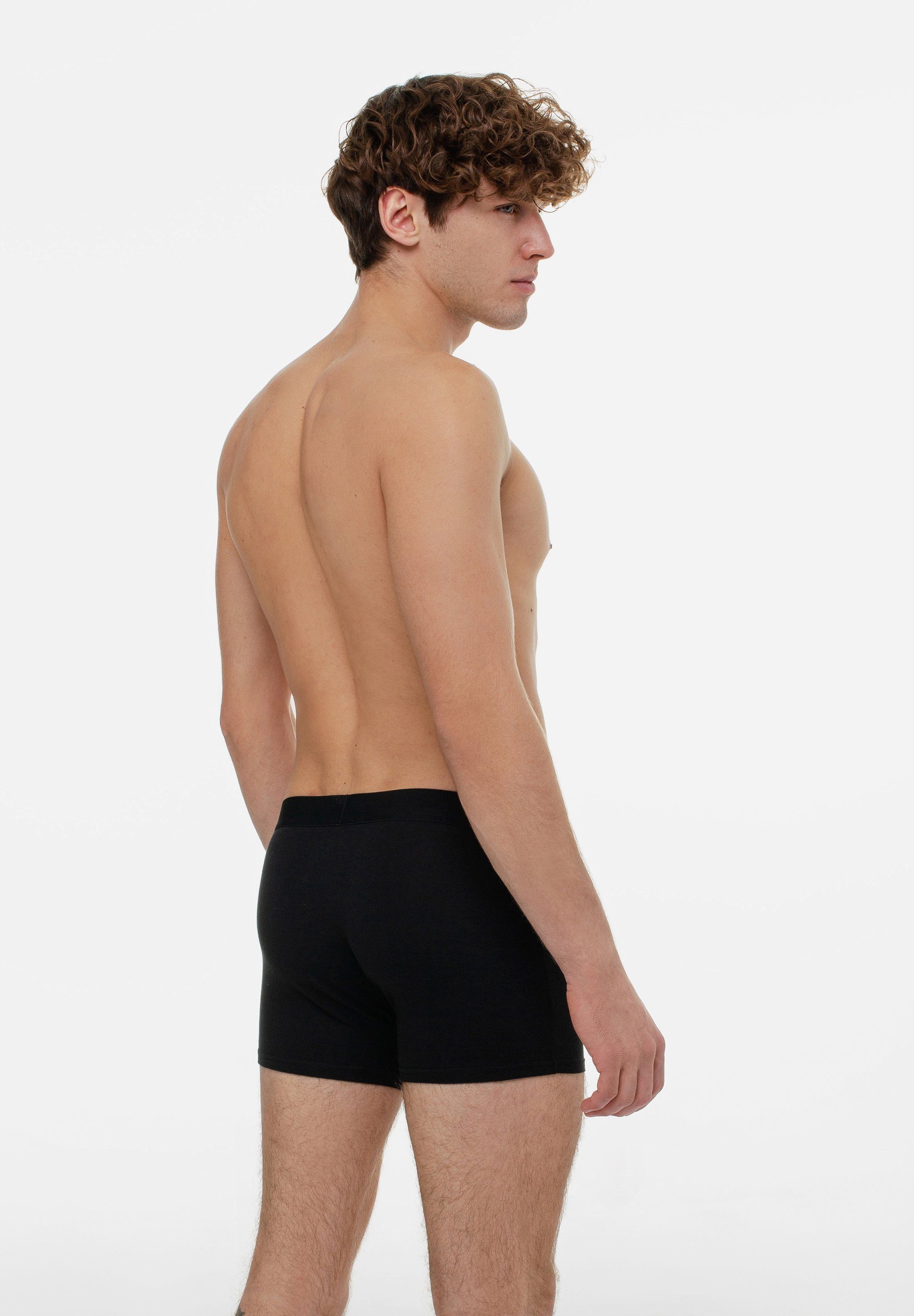 Fabio Farini Boxershorts Herren Boxer Unterhosen Baumwolle - Männer Retroshorts (6-St) angenehme Passform und Pflegehinweis aufgedruckt