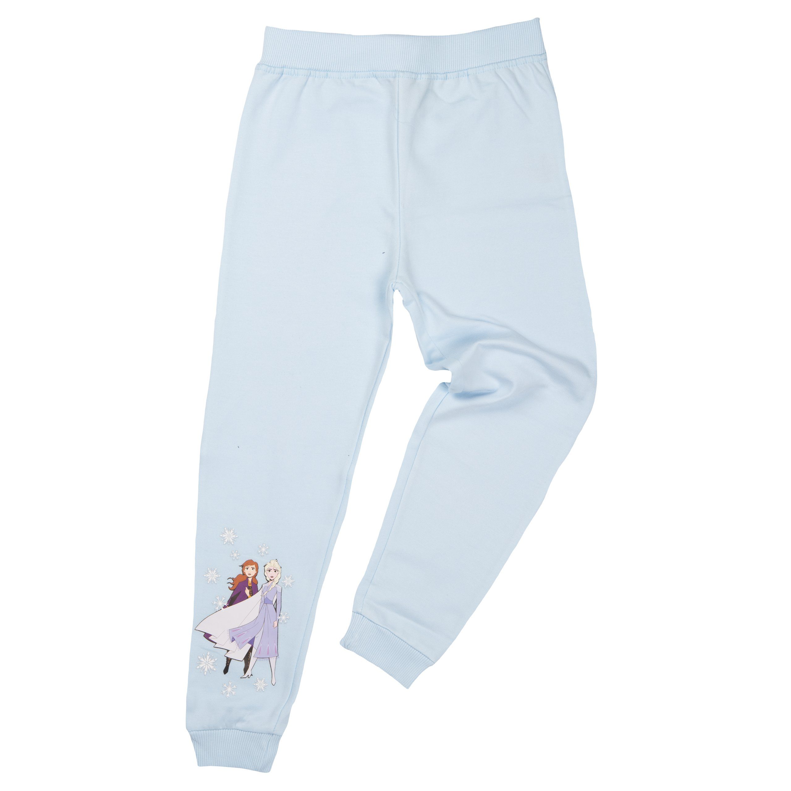 United Labels® Jogginghose Disney Frozen Jogginghose Die Blau - Mädchen Eiskönigin für