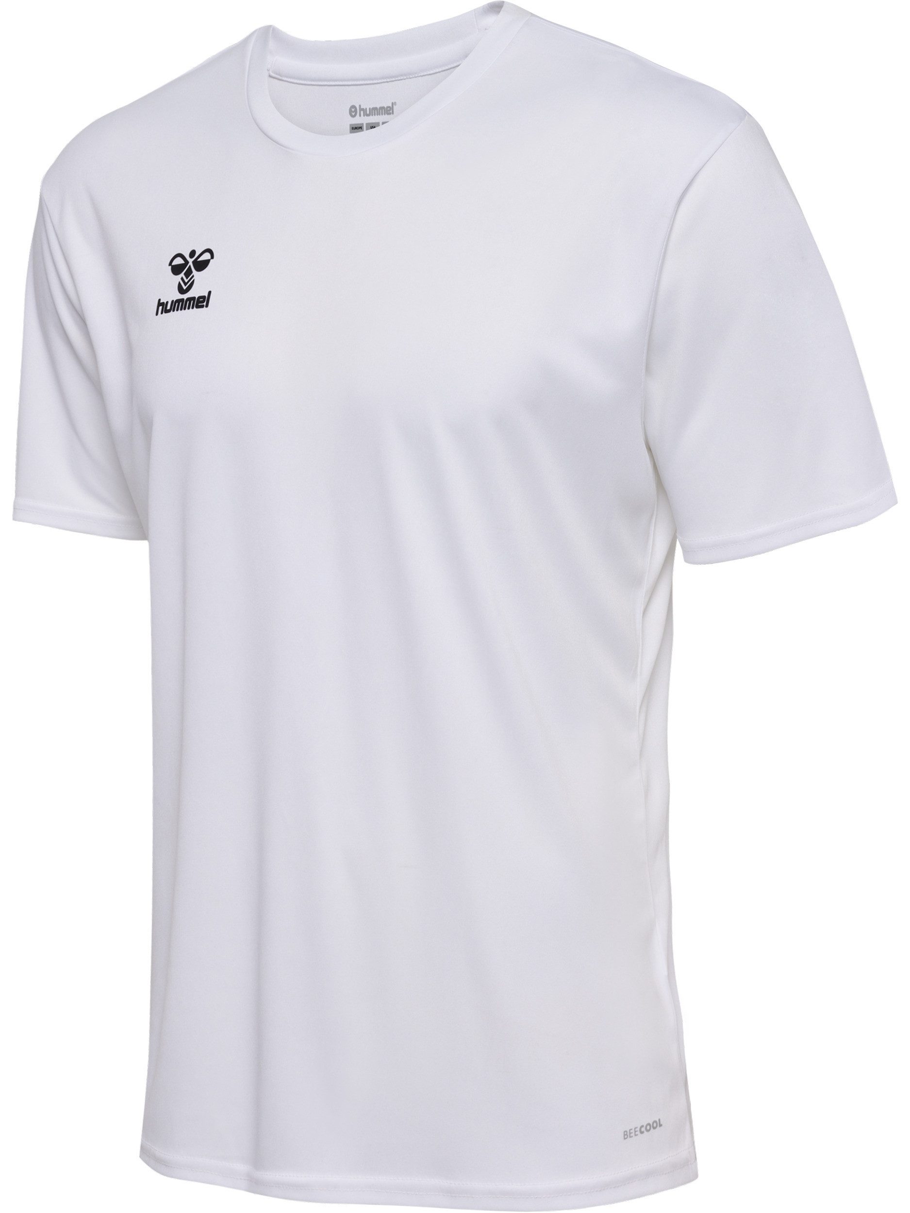 hummel Trainingsshirt HMLESSENTIAL JERSEY S/S Kurzarm-Design, mit Rundhalsausschnitt, in Trikot-Qualität