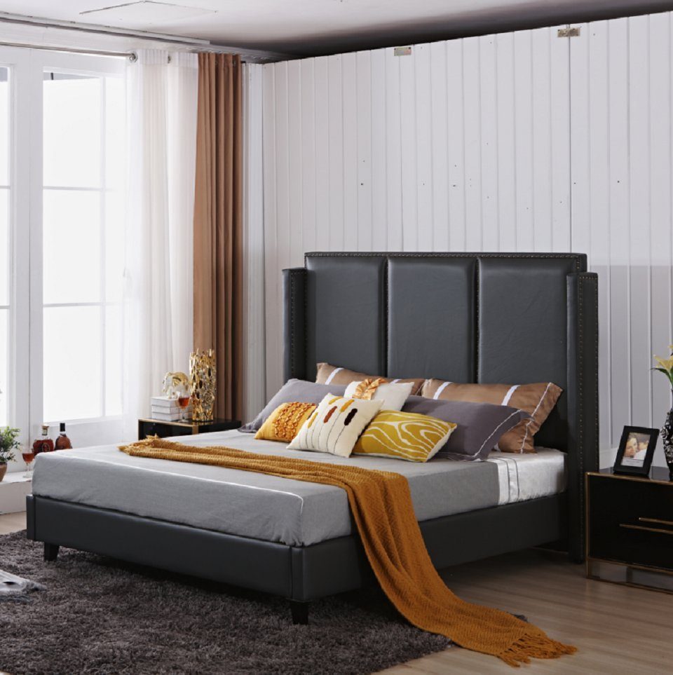 Bett JVmoebel 180x200cm (1-tlg., Made Hotel Schlafzimmer Designer Bett), Luxus Bett Doppelbett in Europe