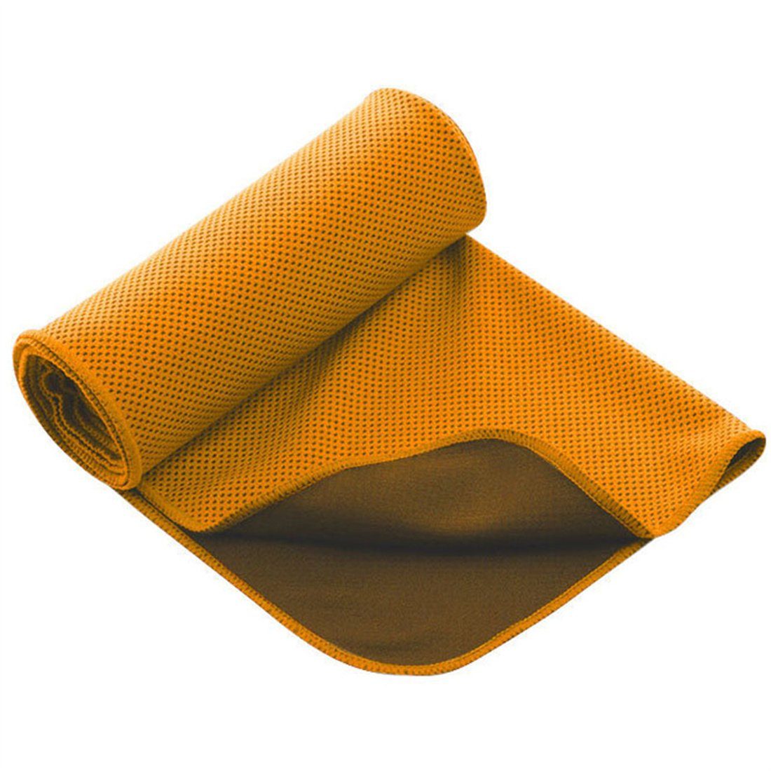 CFYDW Sporthandtuch Kühlende Sporthandtücher, schnell trocknende Handtücher für Fitness. orange