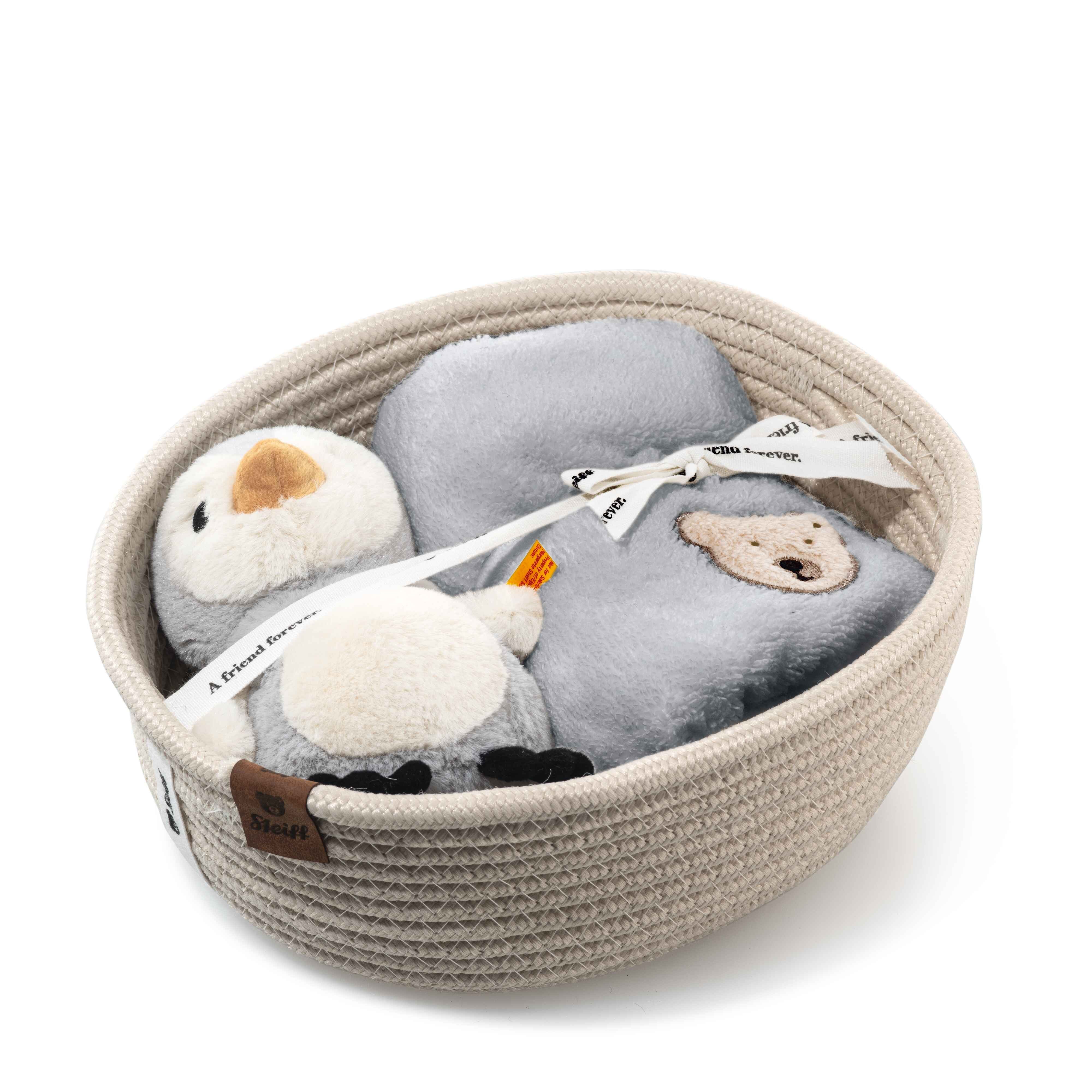 Steiff Kuscheltier-Rassel Geschenkset Lio Pinguin