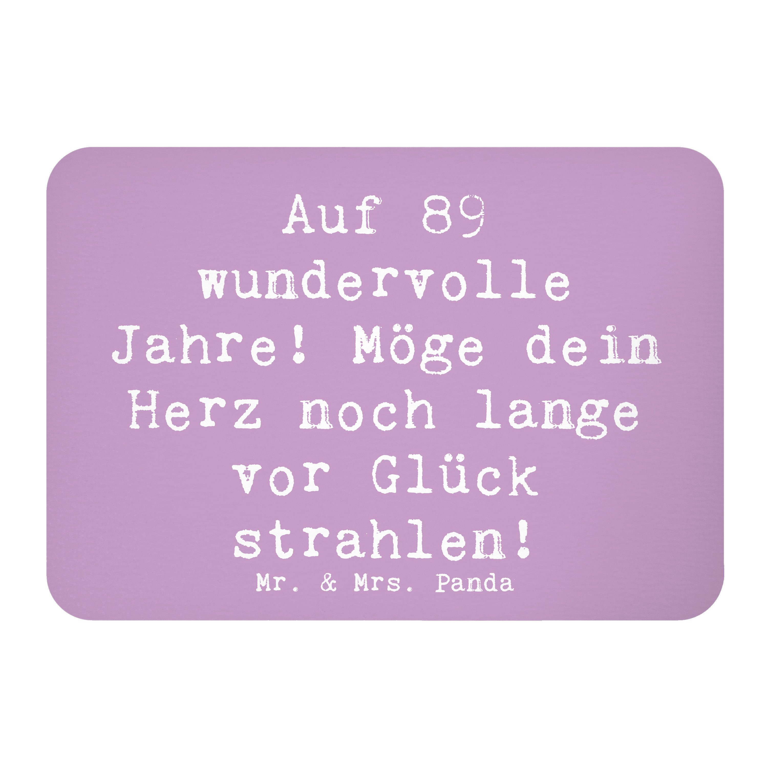 Magnet Spruch 89. Geburtstag - Lavendeltraum - Geschenk, Weisheit und Liebe