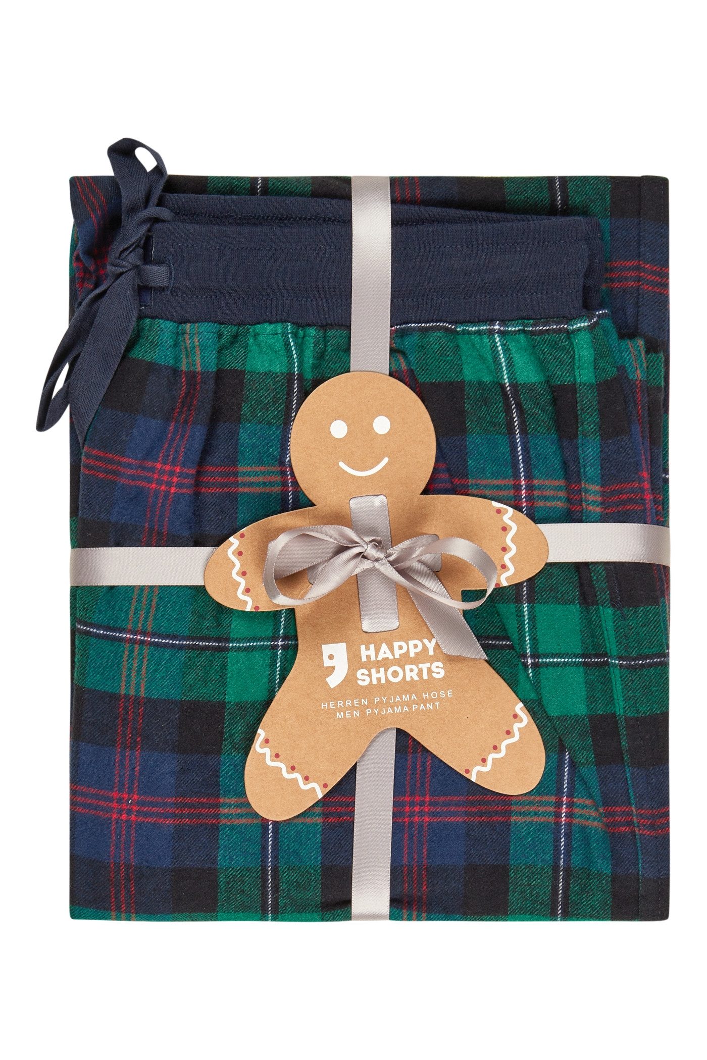 HAPPY SHORTS Pyjama HAPPY SHORTS Herren Flanell Pyjamahose Homewear X-MAS G günstig online kaufen