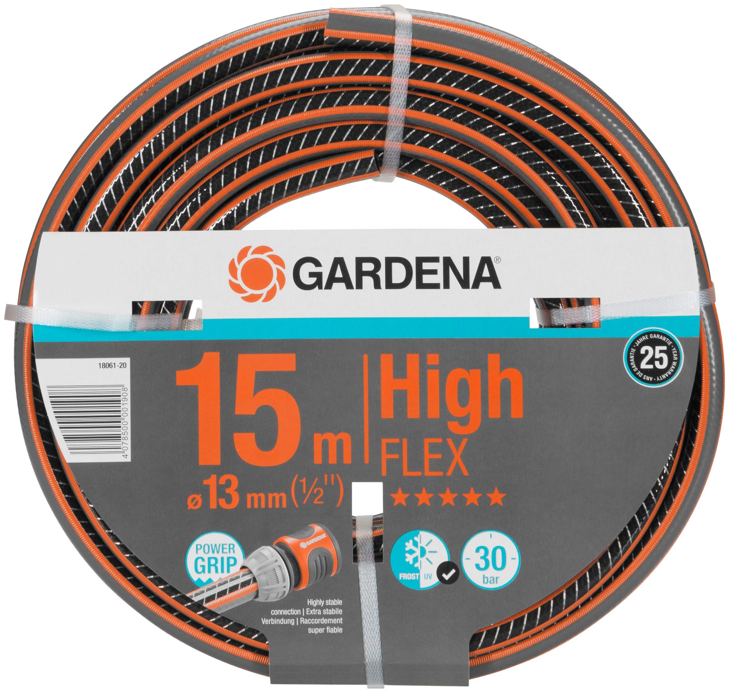 GARDENA Gartenschlauch Comfort HighFLEX, 18061-20, 13 mm (1/2)