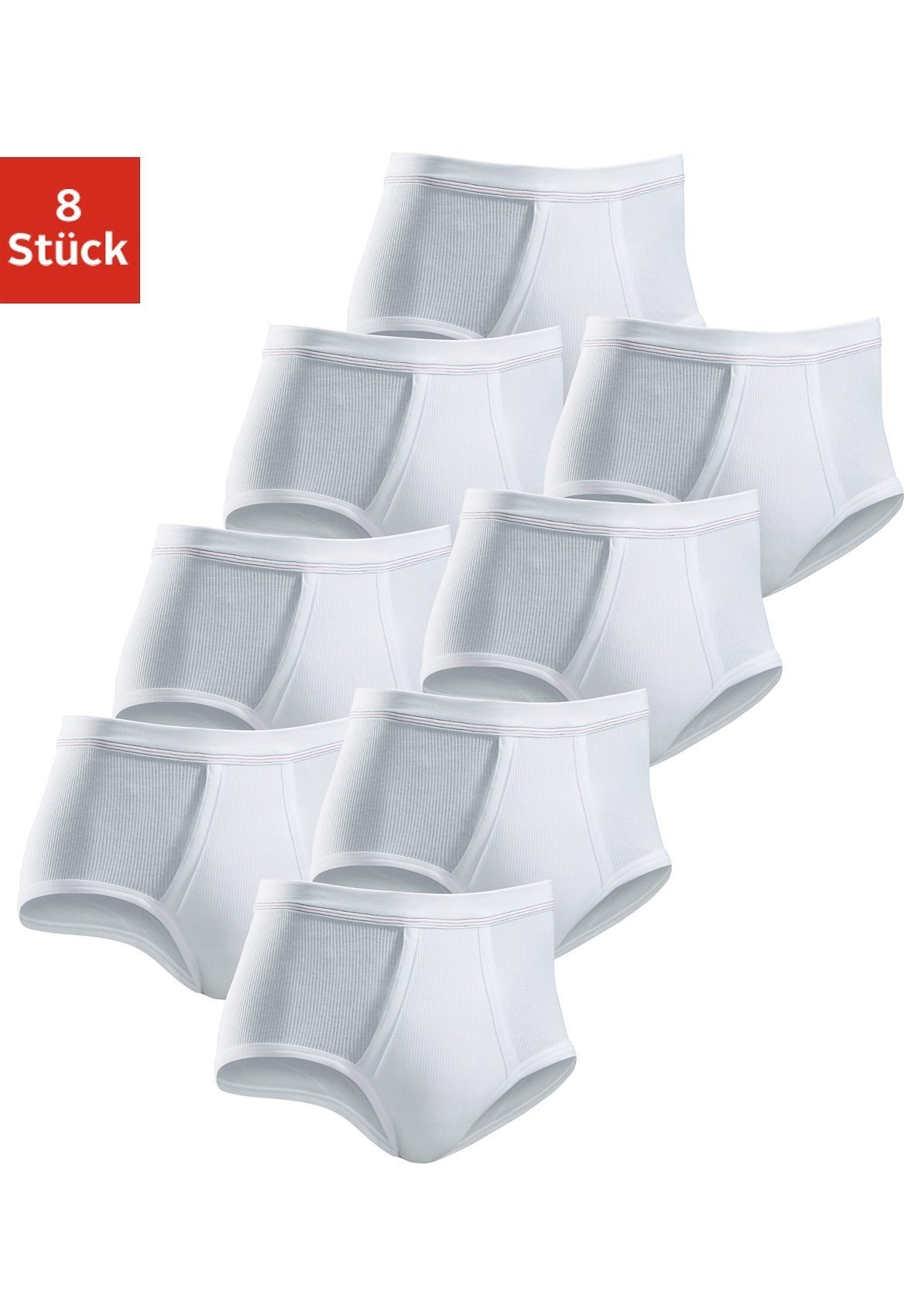 Clipper Slip (Packung, 8-St) schlichtes Basic für jeden Tag aus Doppelripp günstig online kaufen
