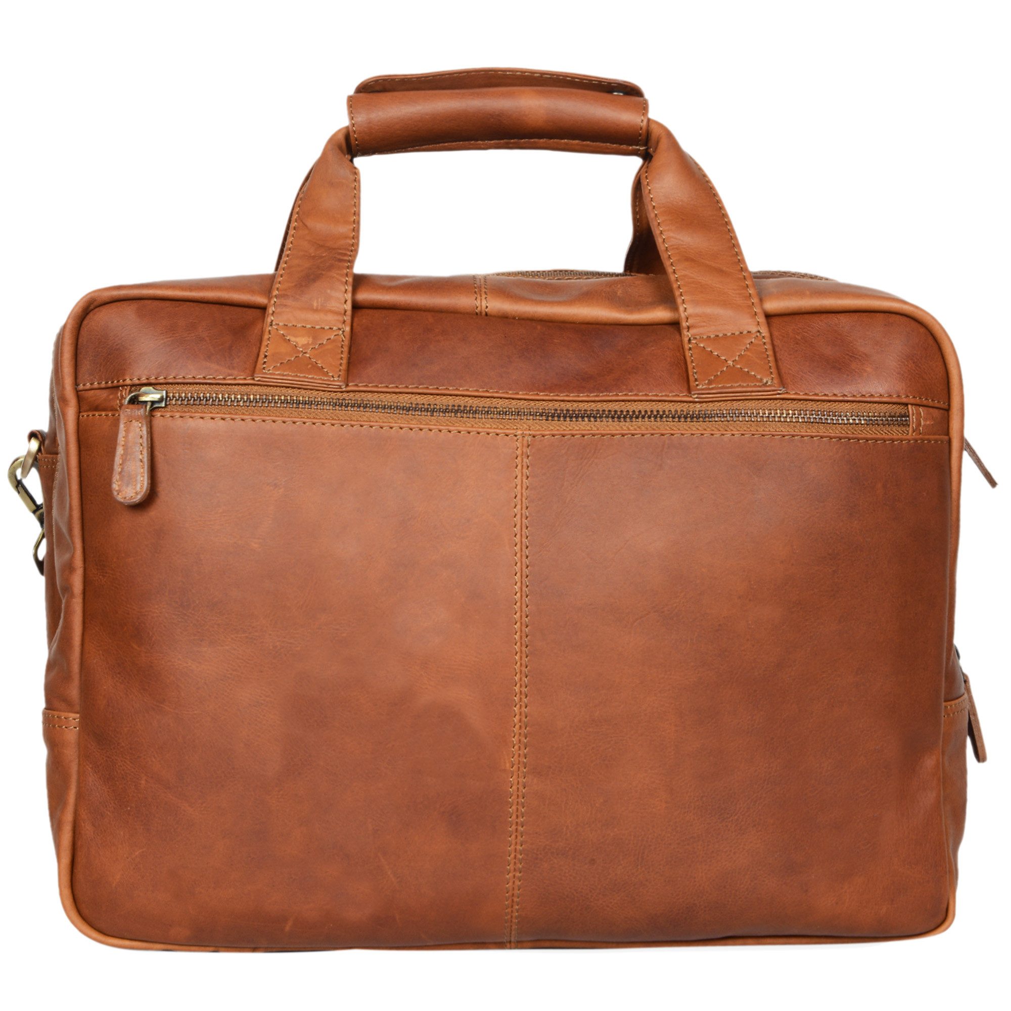 STILORD Aktentasche "Adventure" Lehrertasche Leder groß