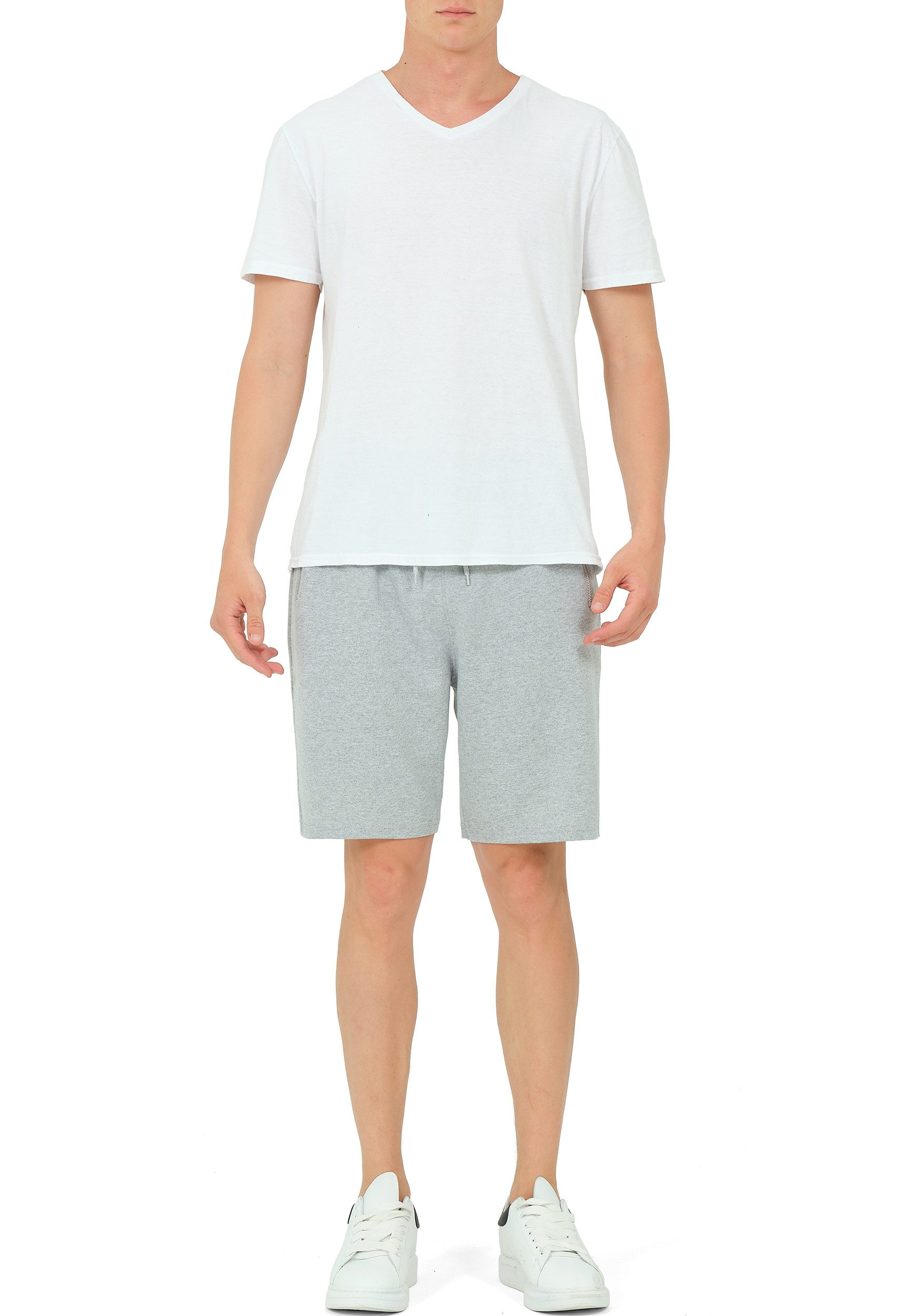 S&S Sweatshorts Shorts Herren Kurze Hosen Männer Baumwolle Bermuda (Packung günstig online kaufen