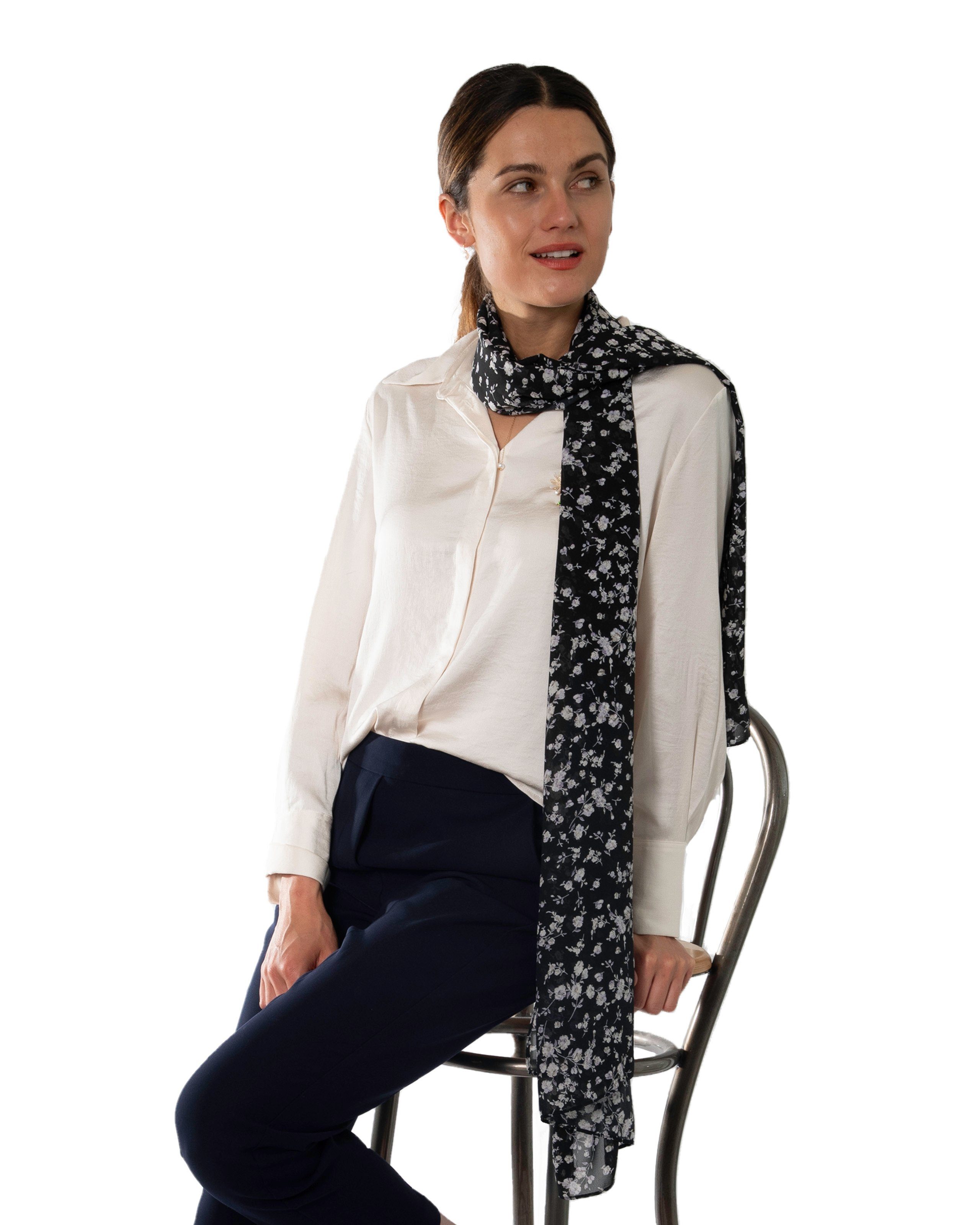 MayTree Modeschal leichter Chiffonschal Damen Millefleurs günstig online kaufen
