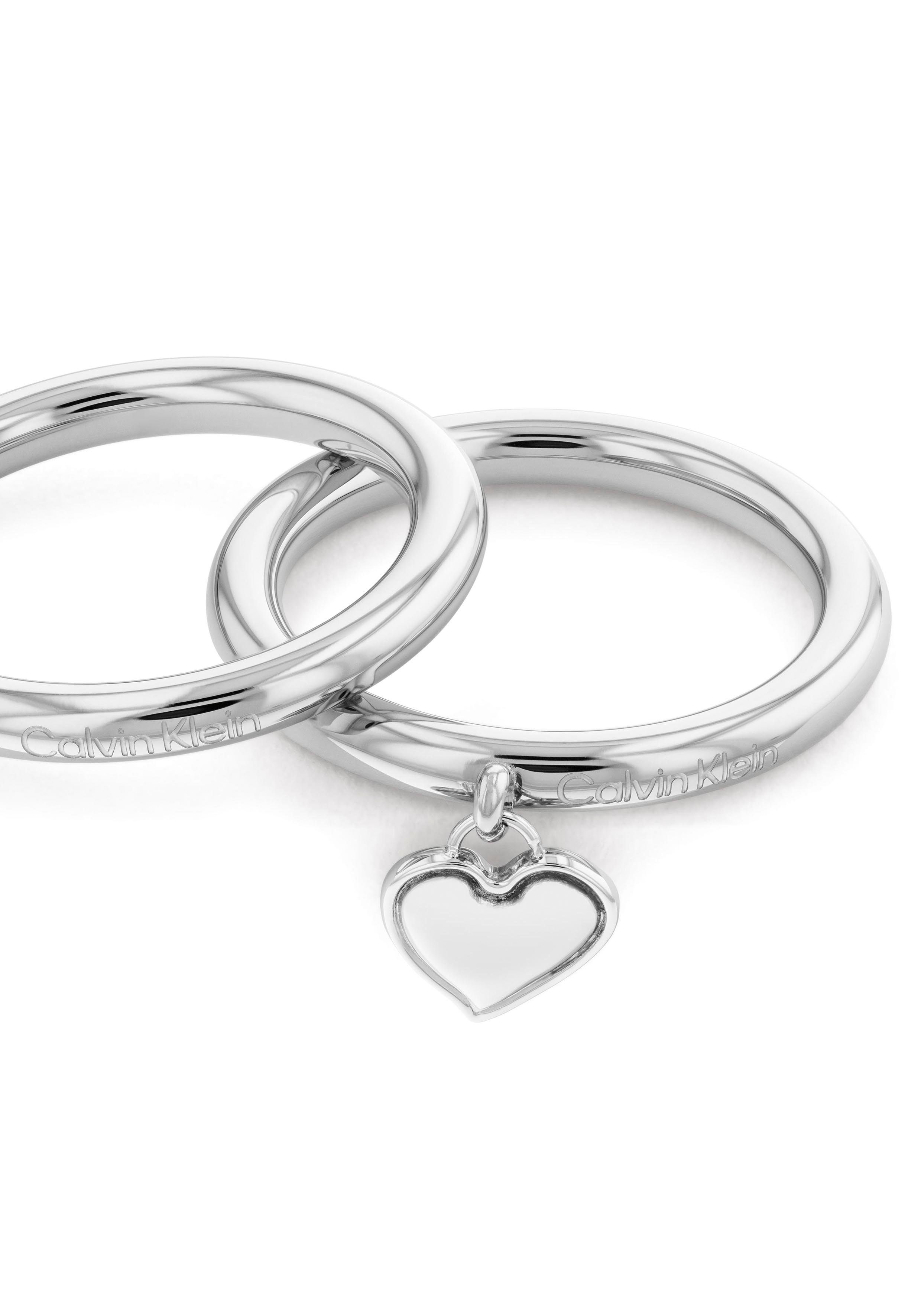 Calvin Klein Ring-Set Multipack Schmuck Edelstahl Fingerringe Ringset  Damenringe (Set, 2-tlg), zu Hoodie, Shirt, Jeans, Sneaker, Jacke, Calvin  Klein Underwear!