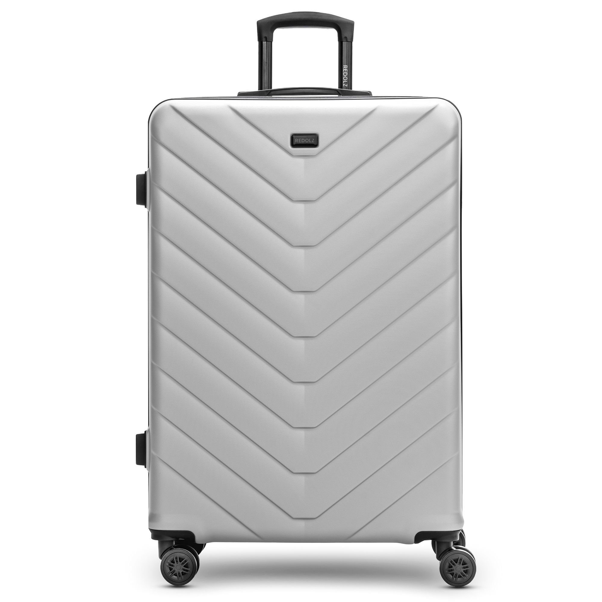 Redolz Hartschalen-Trolley Essentials 07, 4 Rollen, ABS silver-colored 2